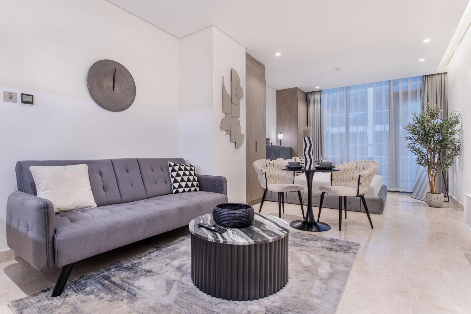 Apartamento Trendy Studio! Walk To Burj Khalifasleeps 3! Dubái