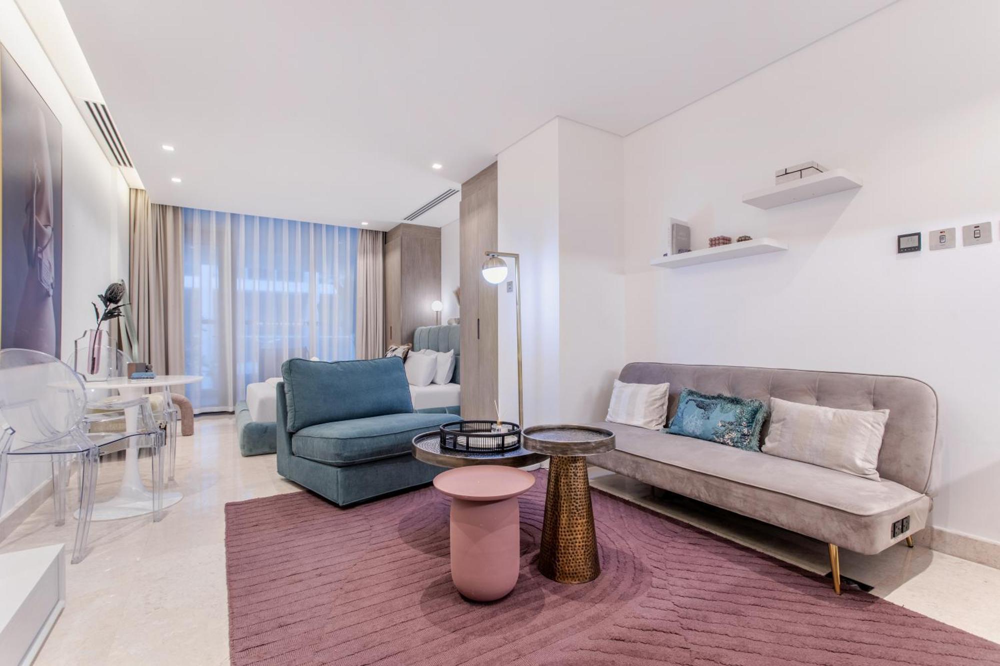 Luxury Studio! Walk To Burj Khalifa Sleeps 3! Appartement *