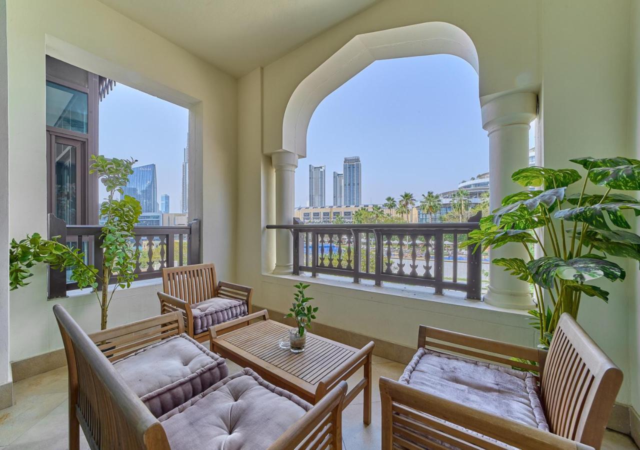 Apartament Burj Khalifa Partial View Peak Living Luxury 2br Souk Al-bahar Beside Mall-golden Homes *