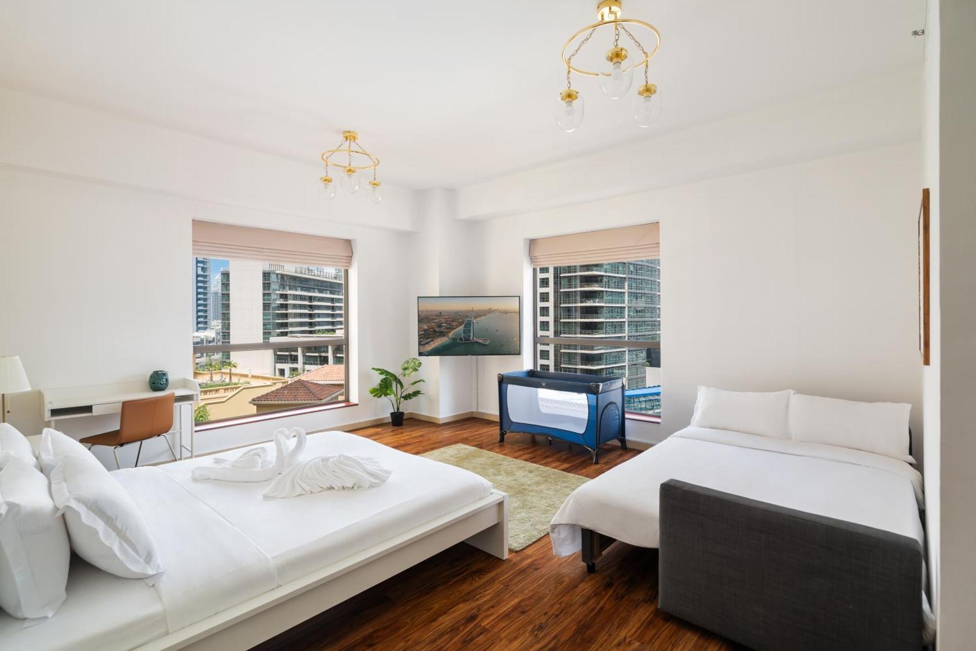 Apartamento Specious 5br Maid On Jbr Prime Location! Walk To The Mall, Dining & Entertainment - By Sunkissed Homes