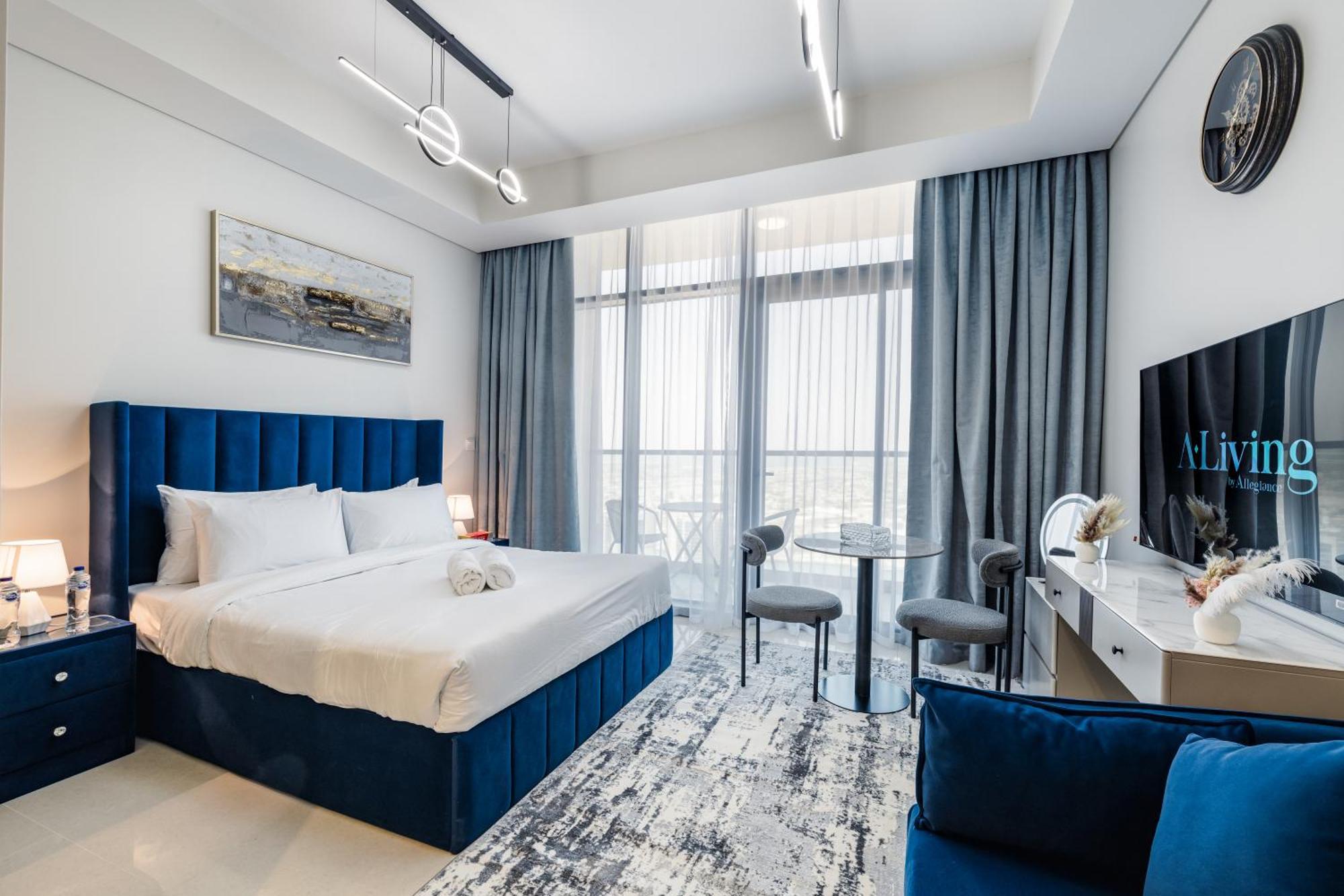 A Living - Luxury In Aykon Canal Views, Business Bay *