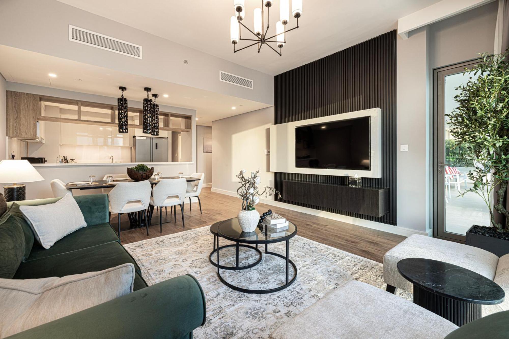 Lägenhet Magnificent - Luxurious 3+ 1 Bedroom With Burj Khalifa View *