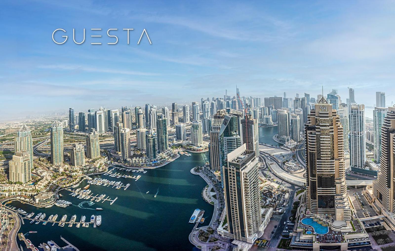 Cayan Tower, Marina *