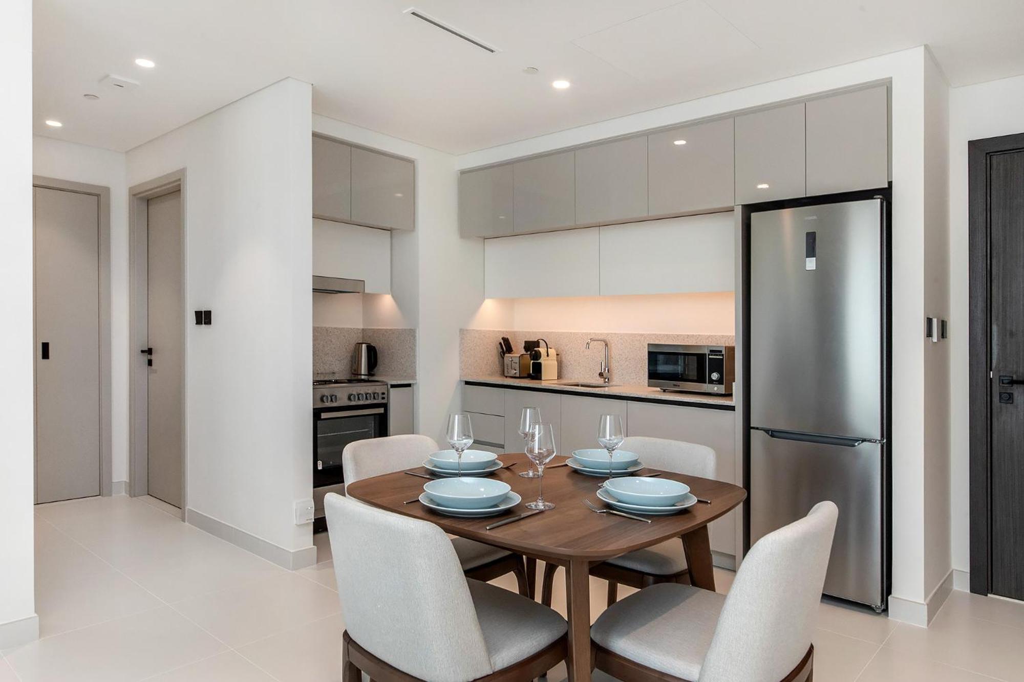 Chic In Marina Vista Emaar Beachfront Appartement Dubaï