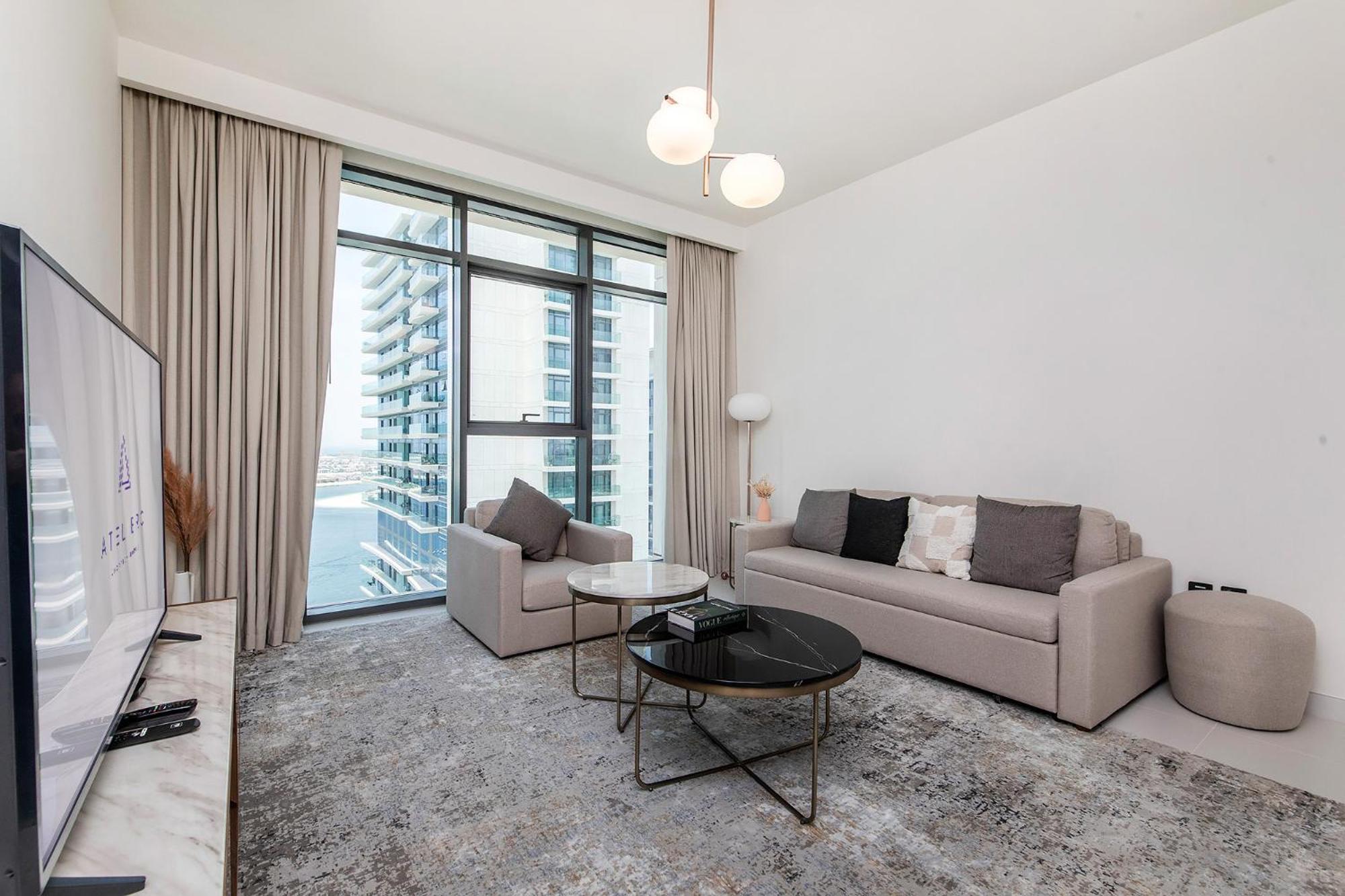 Appartement Chic In Marina Vista Emaar Beachfront *