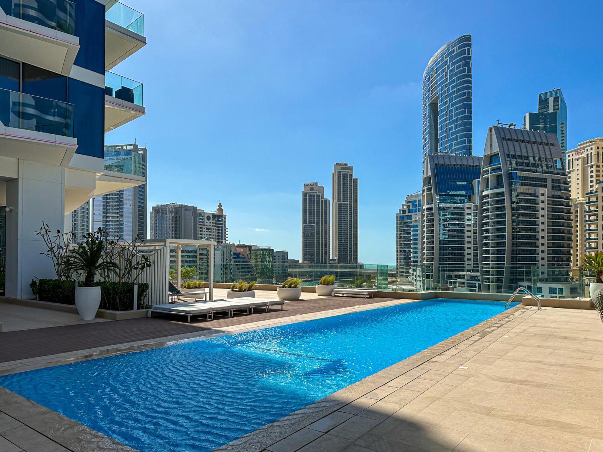 Lägenhet Marco Polo - Stunning 2 Bedroom With Marina Views, Huge Pool & Gym *