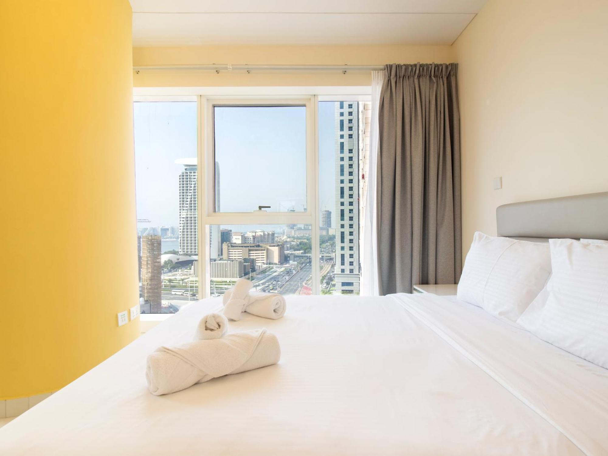 Urban Retreat: Sea View In Marina Apartemen *