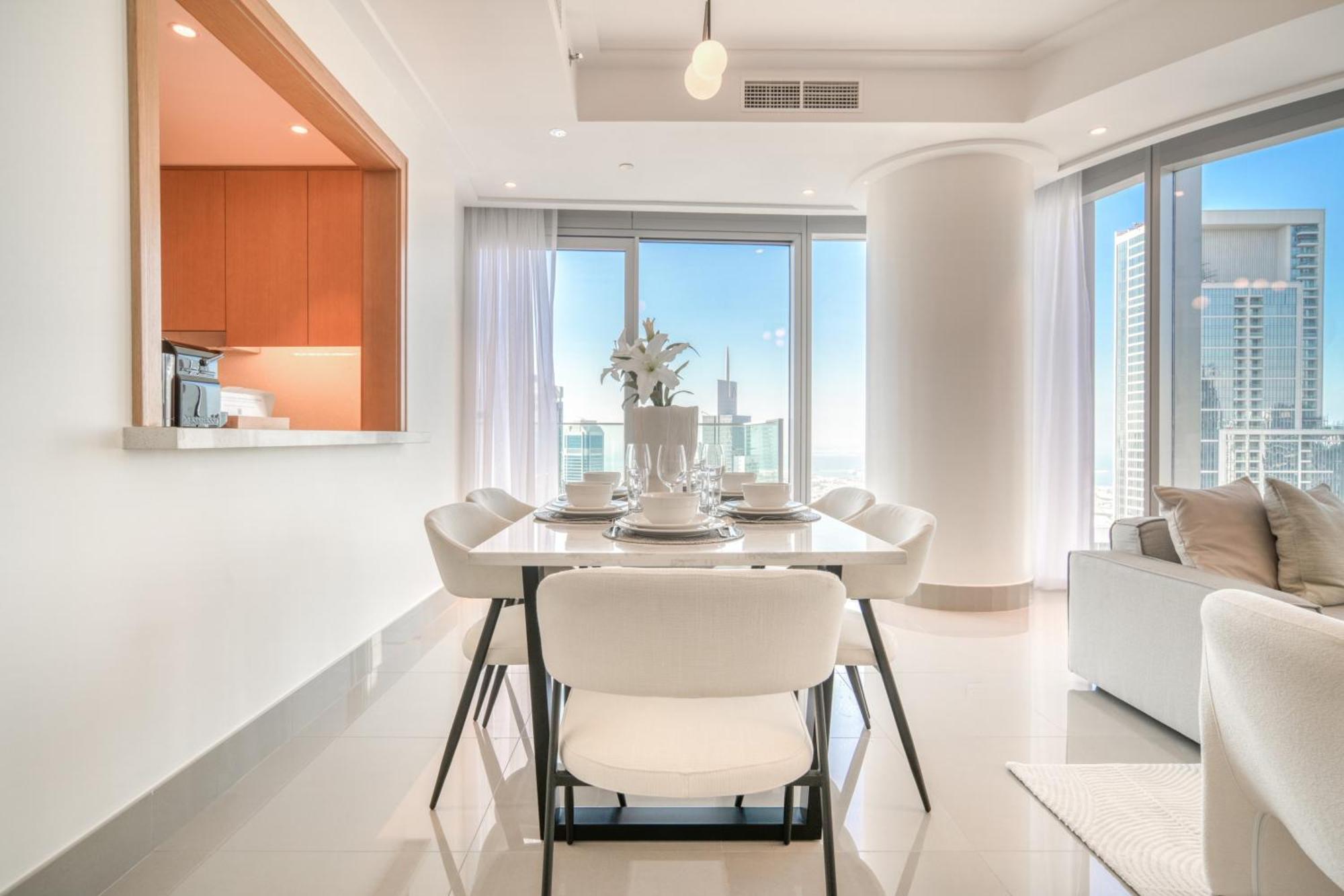 Appartement Downtown Luxury - Stunning Burj Khalifa & Sea View - 5 Minutes Walk To Mall