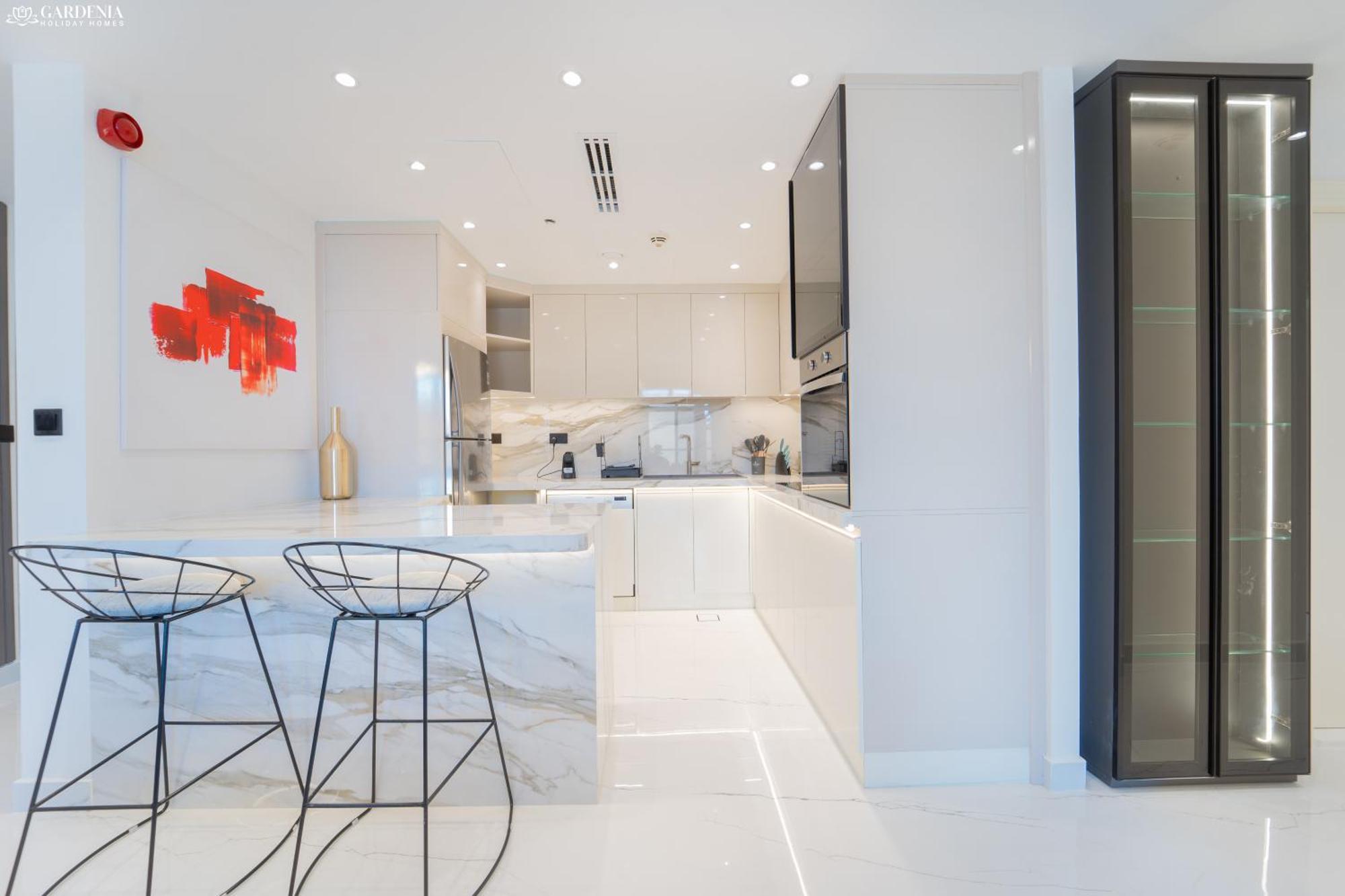 Lägenhet Jbr Amwaj 4 , Upgraded Sea And Ain Views, 2m Walk To By Gardenia Suitse Dubai