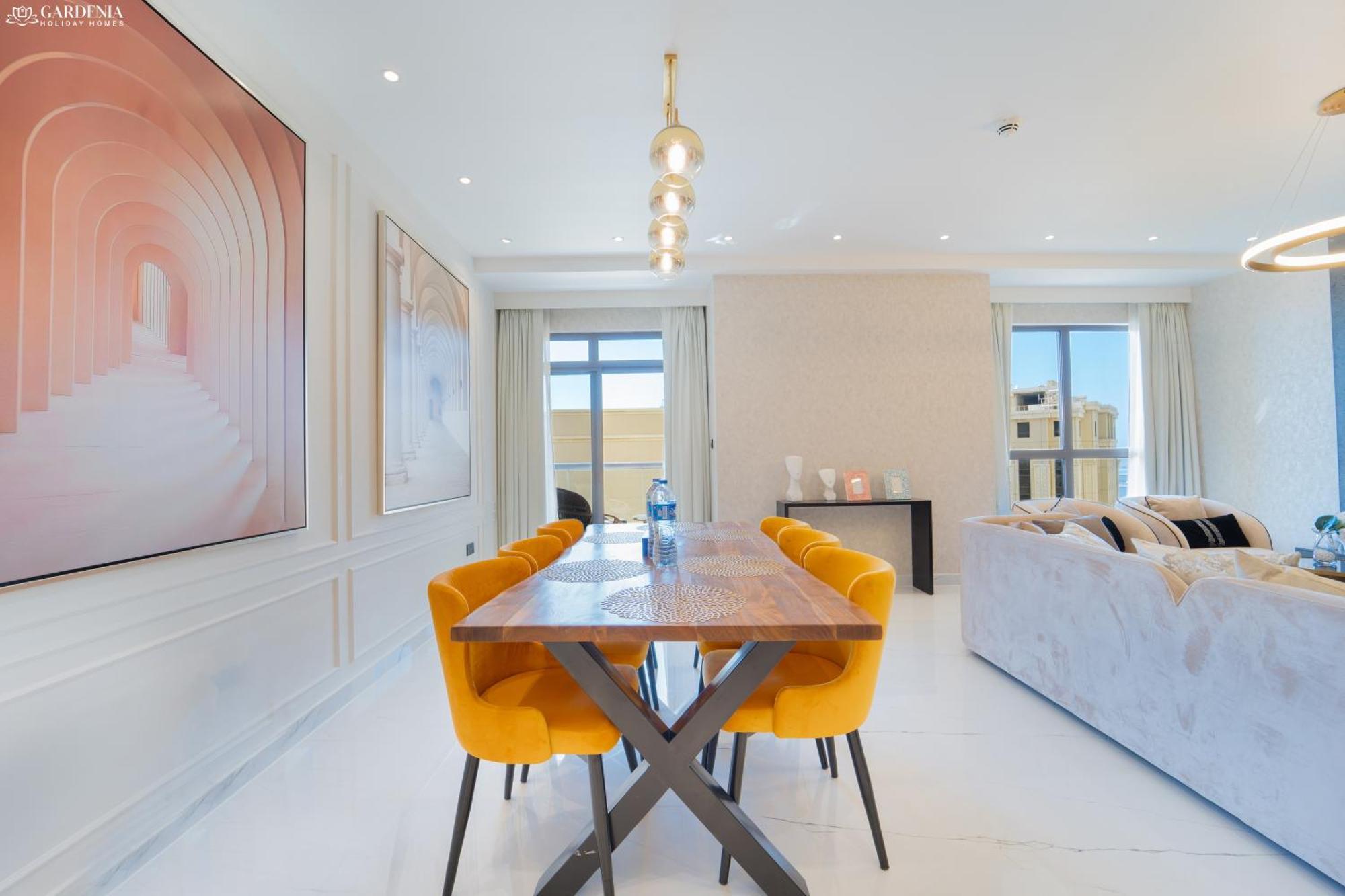 Jbr Amwaj 4 , Upgraded Sea And Ain Views, 2m Walk To By Gardenia Suitse Lägenhet *