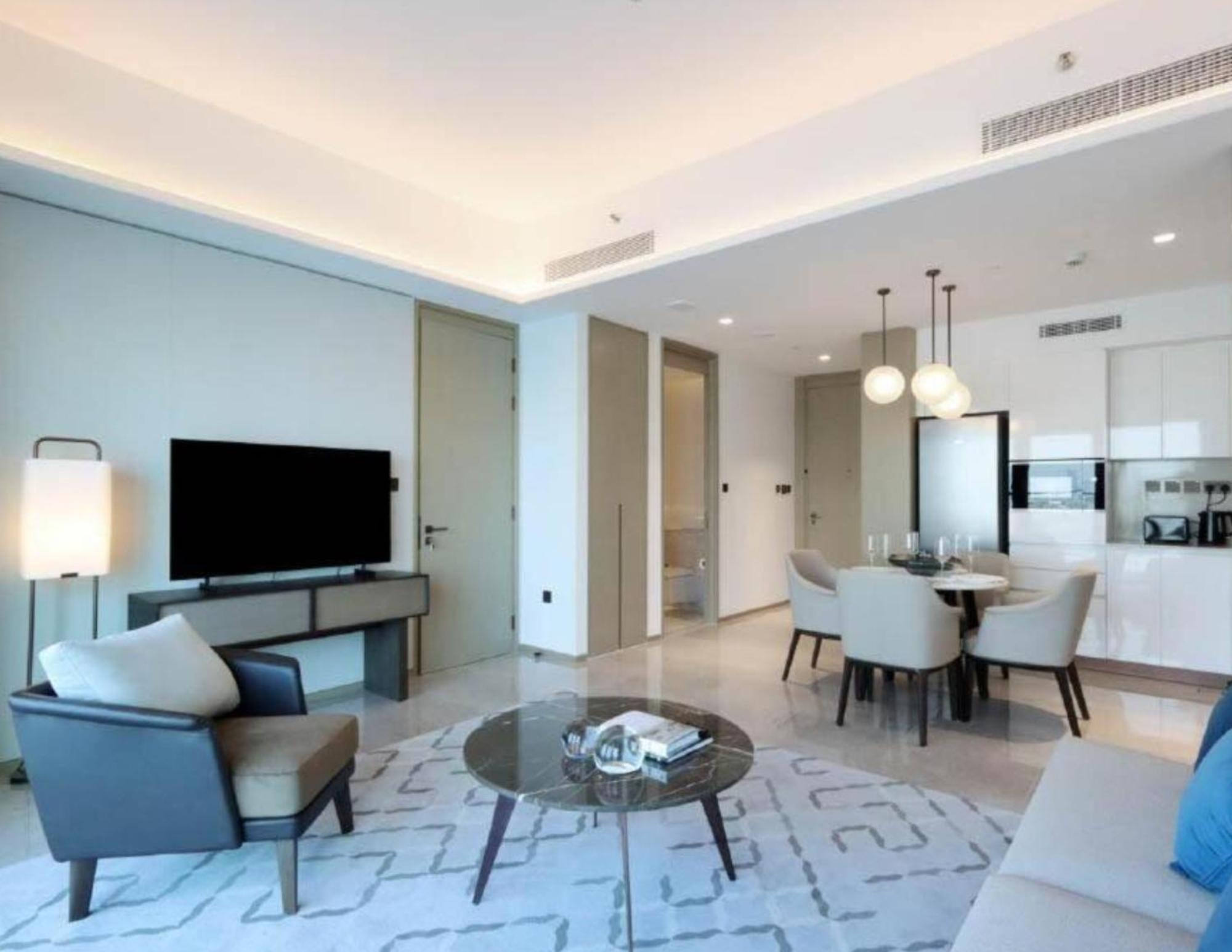 Apartamento Burj Khalifa And Sea View, Bar, & Restaurant