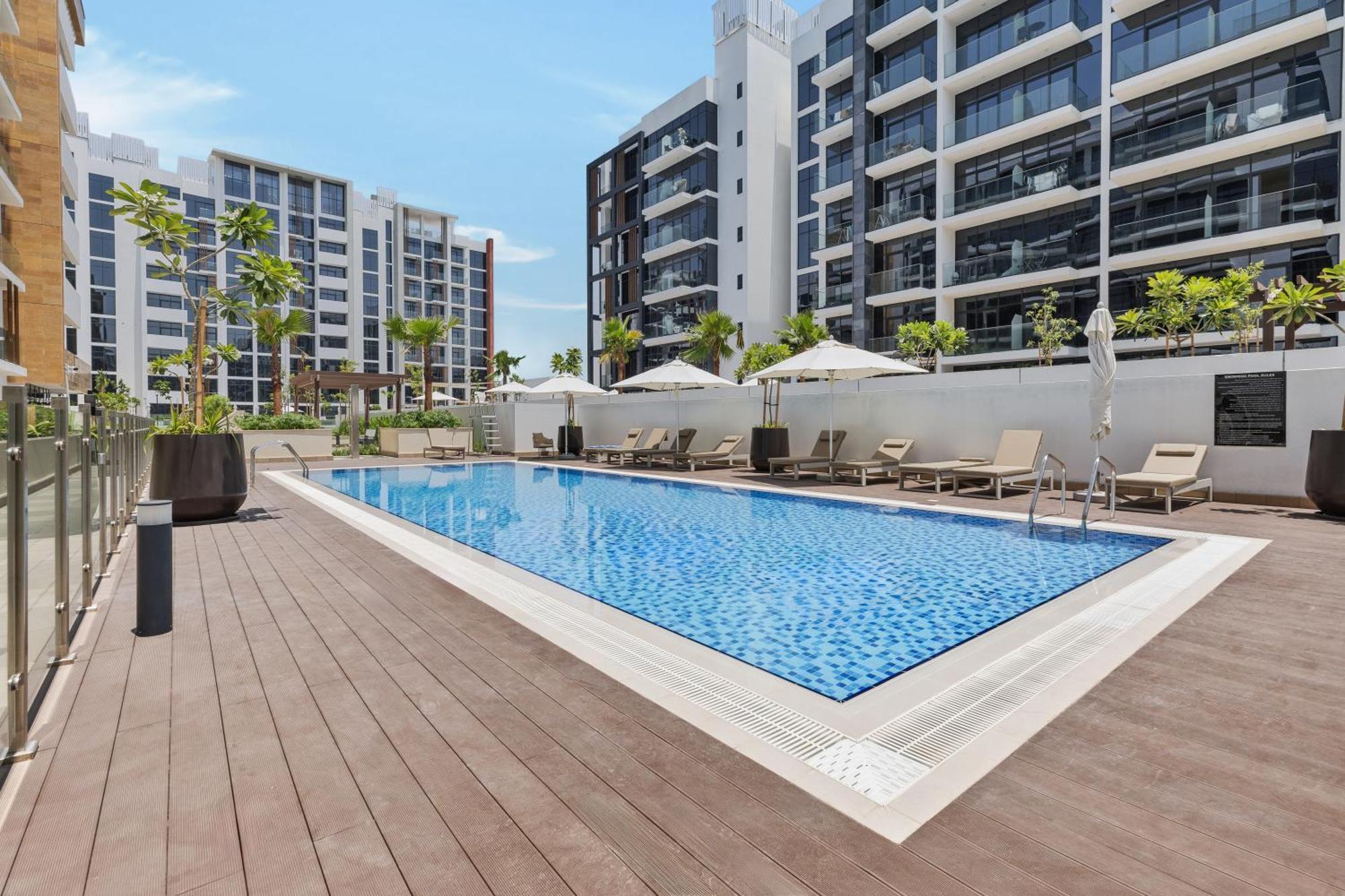 Waves - Azizi Riviera Building 25 Cozy With Balcony Apartamento