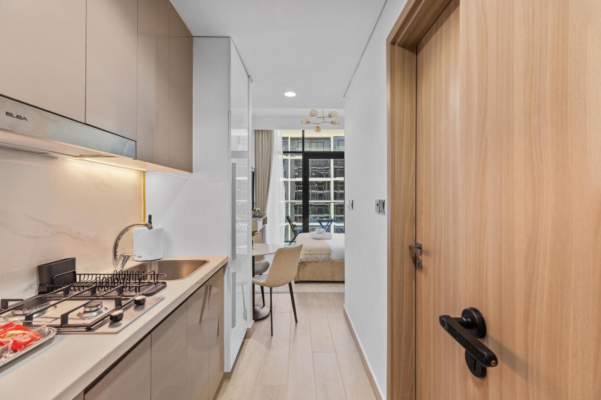 Apartamento Waves - Azizi Riviera Building 25 Cozy With Balcony Dubai