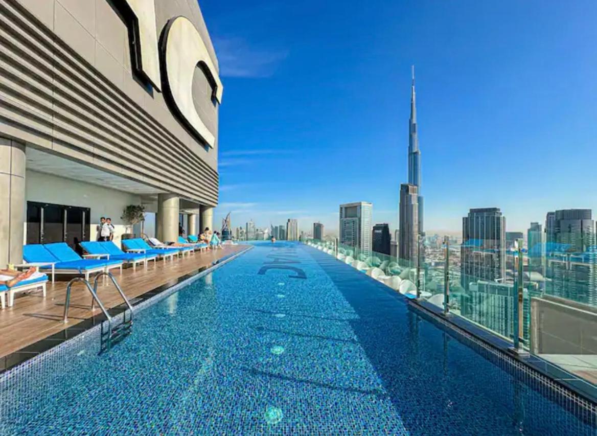 Apartment Paramount Midtown Avec Vue Sur Le Burj Khalifa Dubai