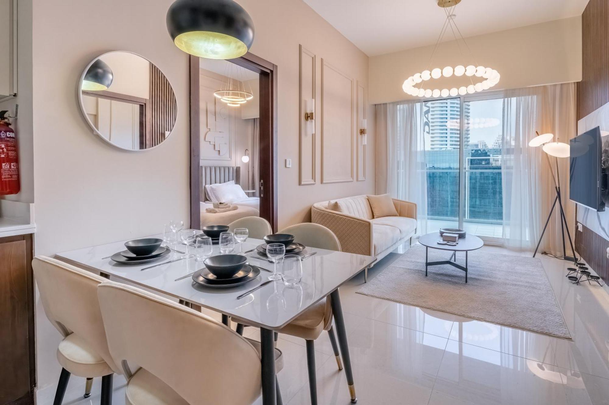 Appartement Stylish High Floor With Burj View Dubai
