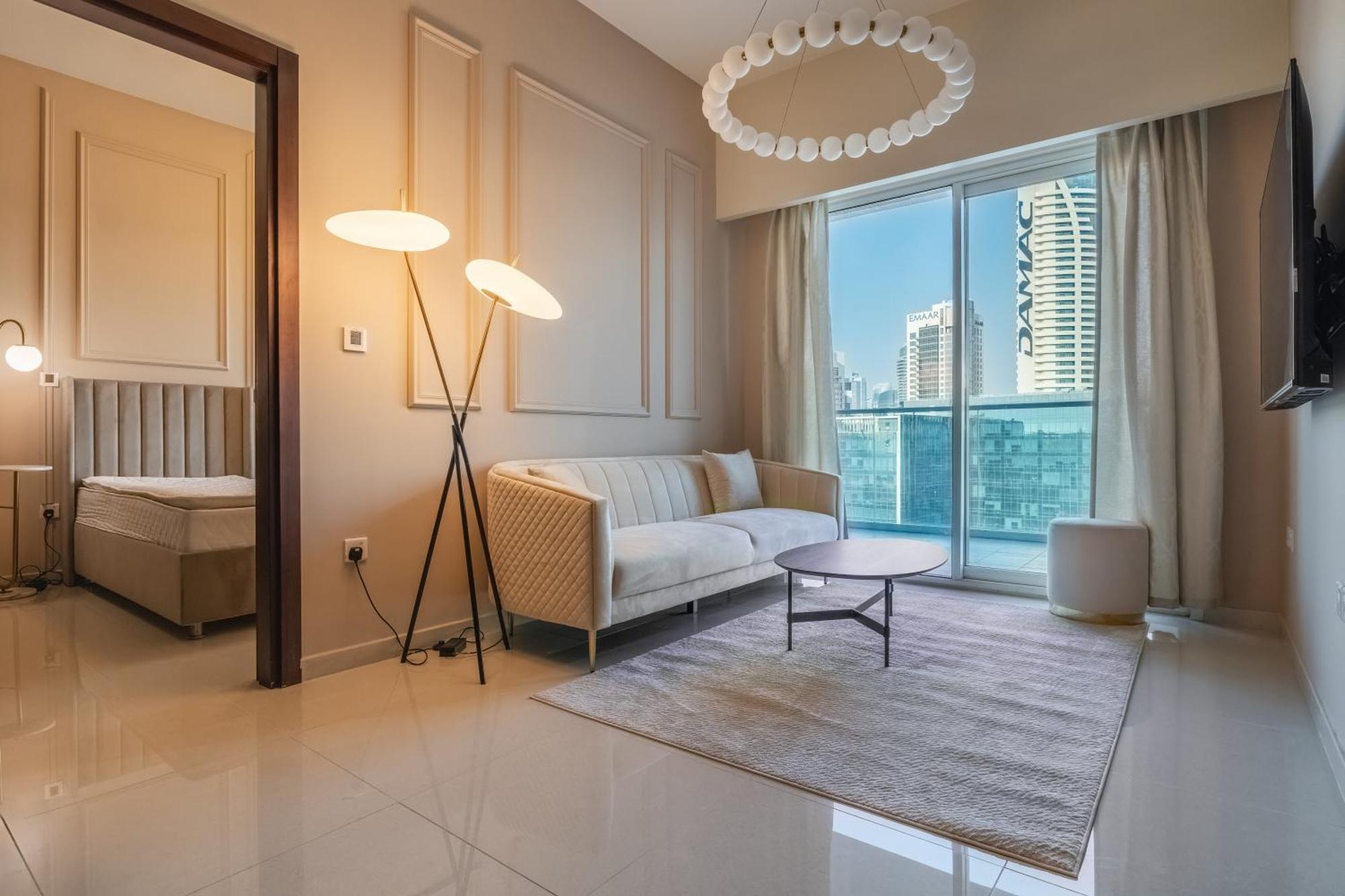 Apartment Stylish High Floor With Burj View *