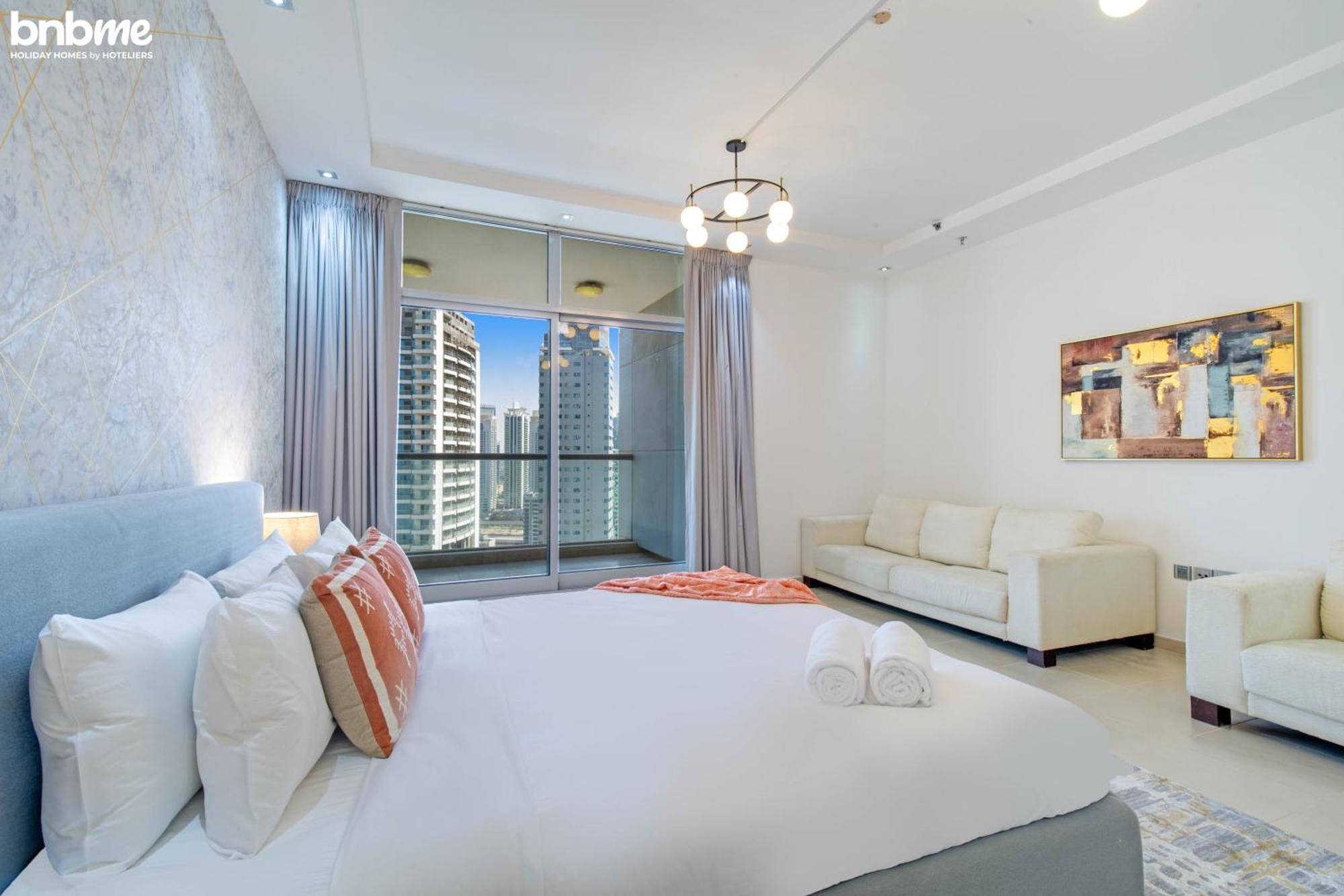 Bnbmehomes - Skyview Tower Apartament Dubai