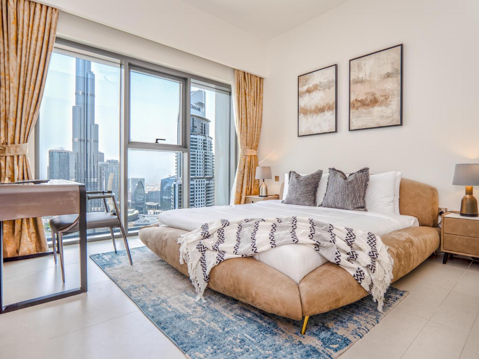 Easygo - 3br & Maid With Full Burj Khalifa And Fountain View Burj Royale Dw