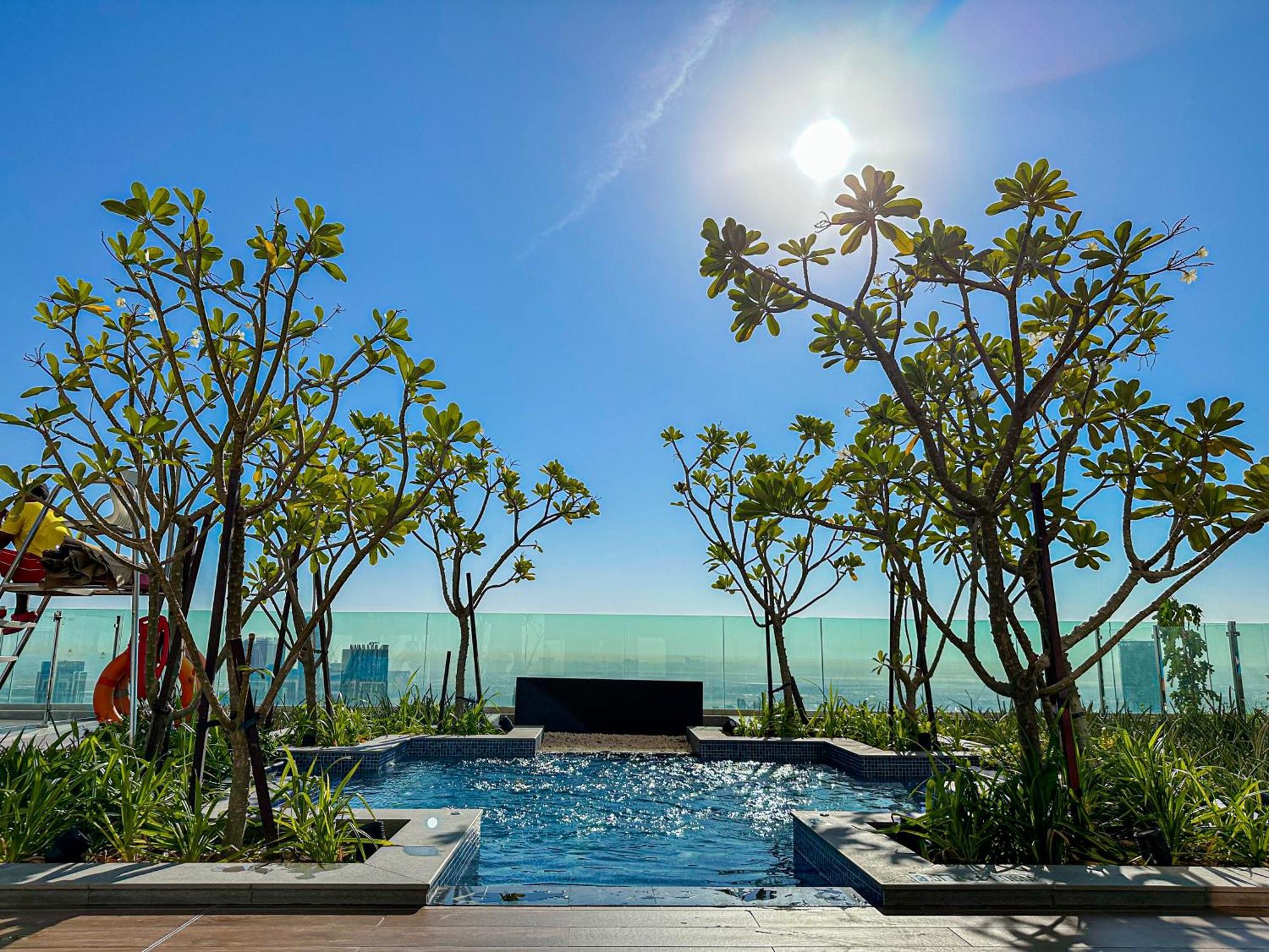 Amazing 64th Floor Infinity Pool With Burj Khalifa Views 2br In Paramount Midtown Lägenhet *