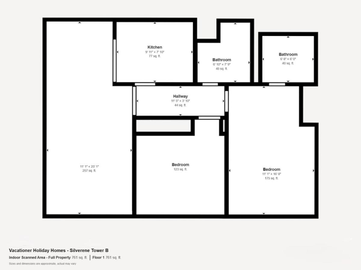 Appartement Silverene Tower B - Bright Two Bedroom
