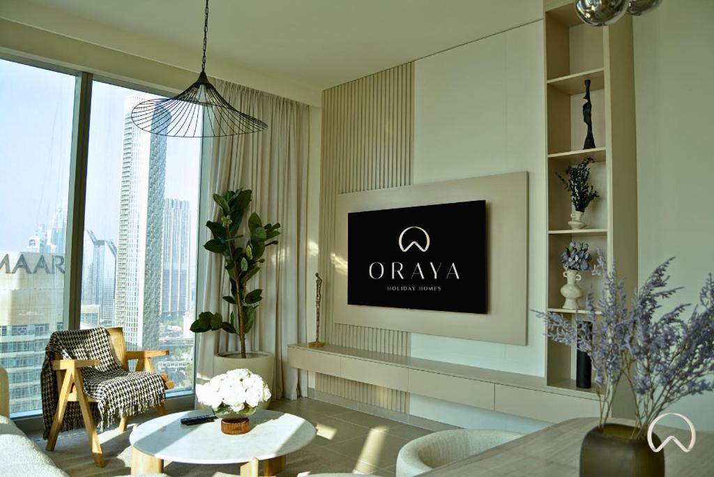 Appartement Oraya - Modern 5 Min Walk To Mall & Burj Views Dubaï