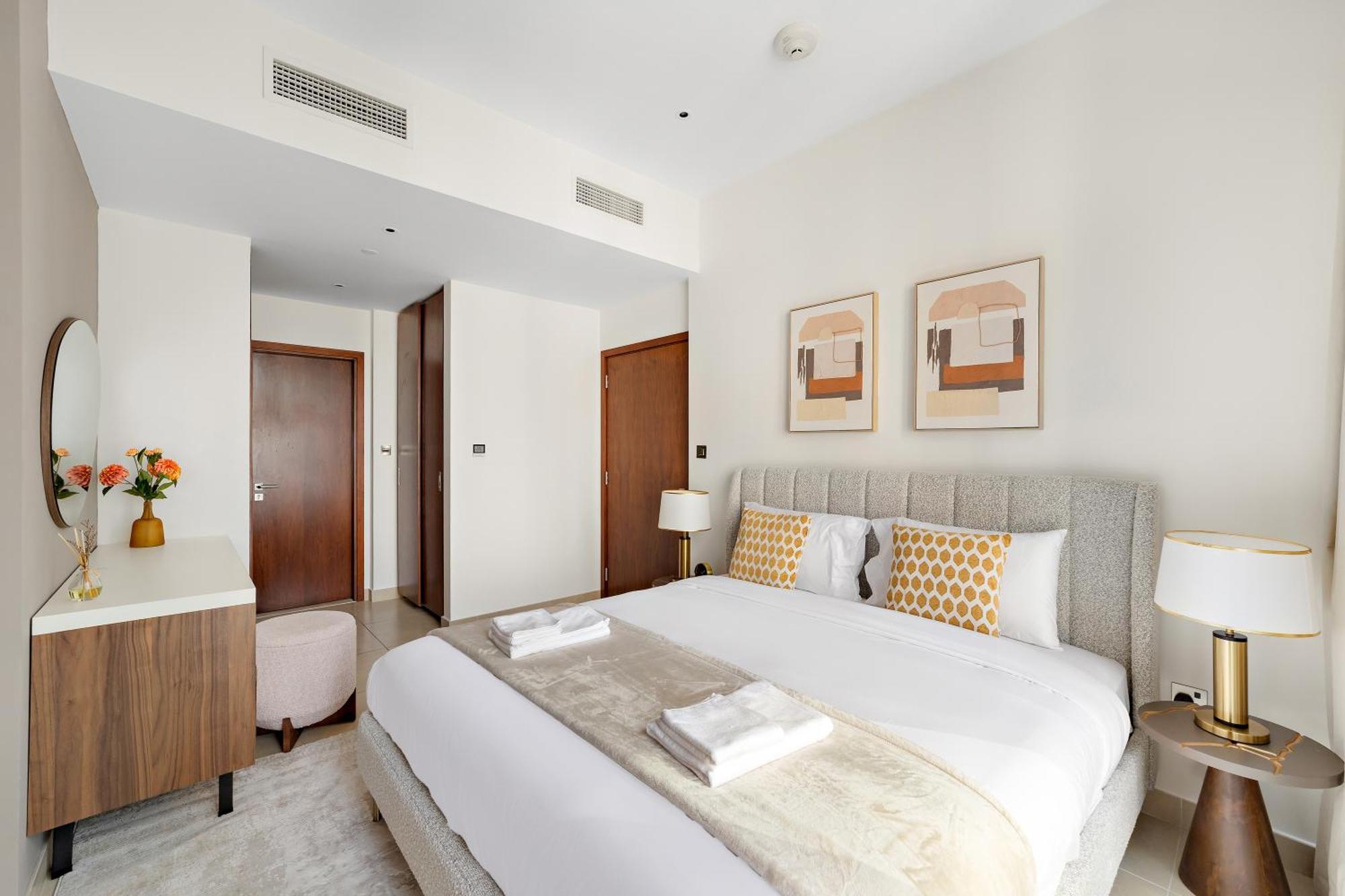 Chic 1-bed Near Marina Promenade - 5 Min To Tram Apartamento *