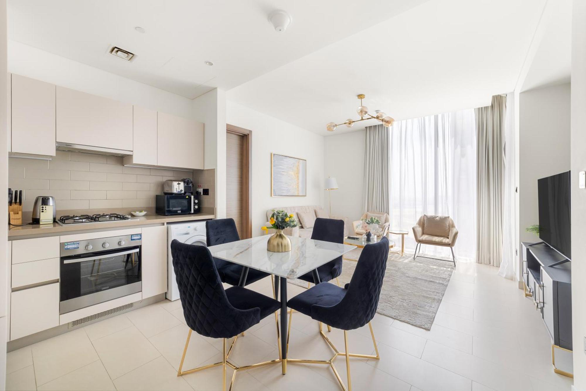 Cozy 2 Bedroom In Meydan - Sobha Creek Vista Lägenhet