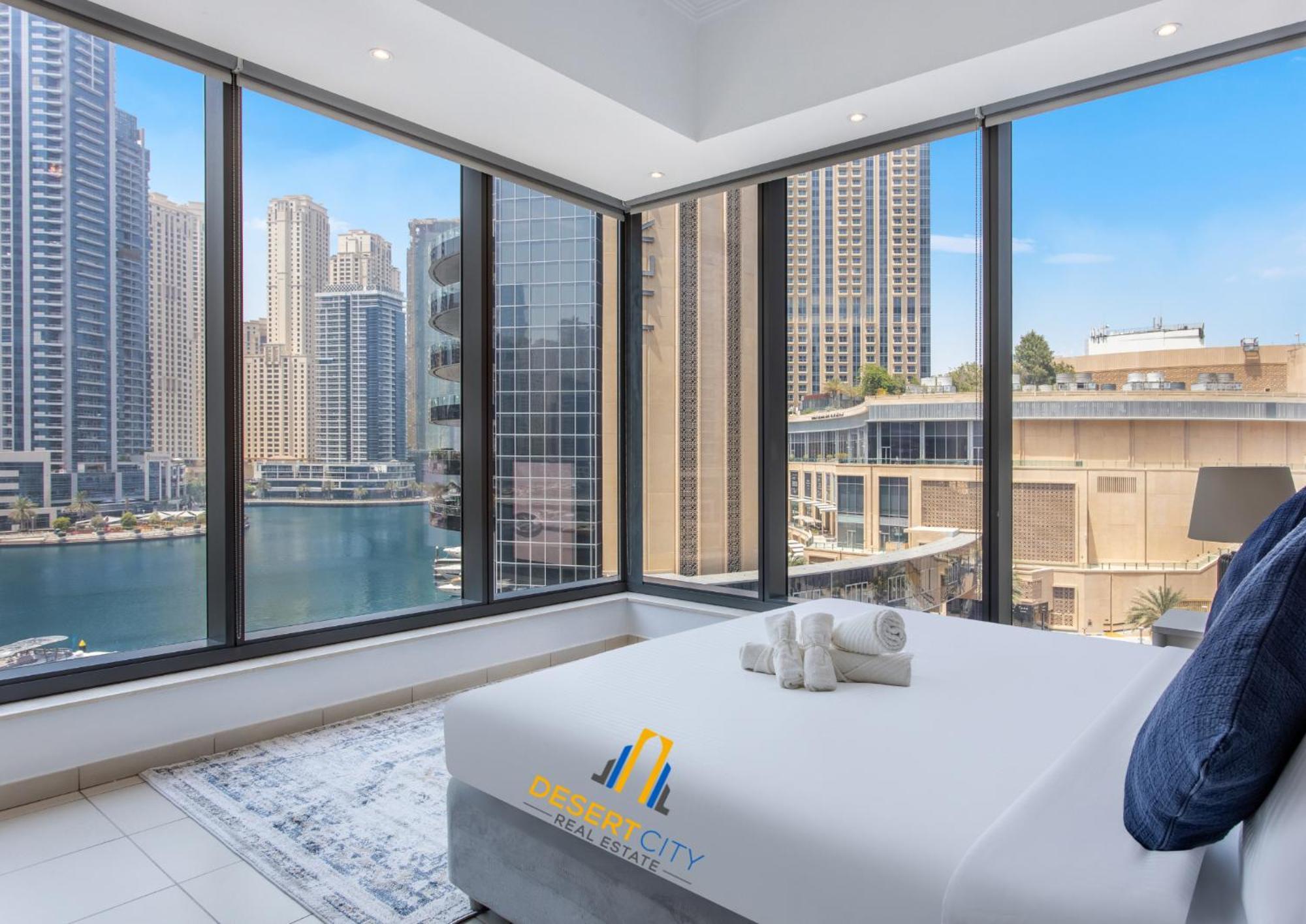 One Bed In Marina With Marina Views, Hosted By Desert Appartement