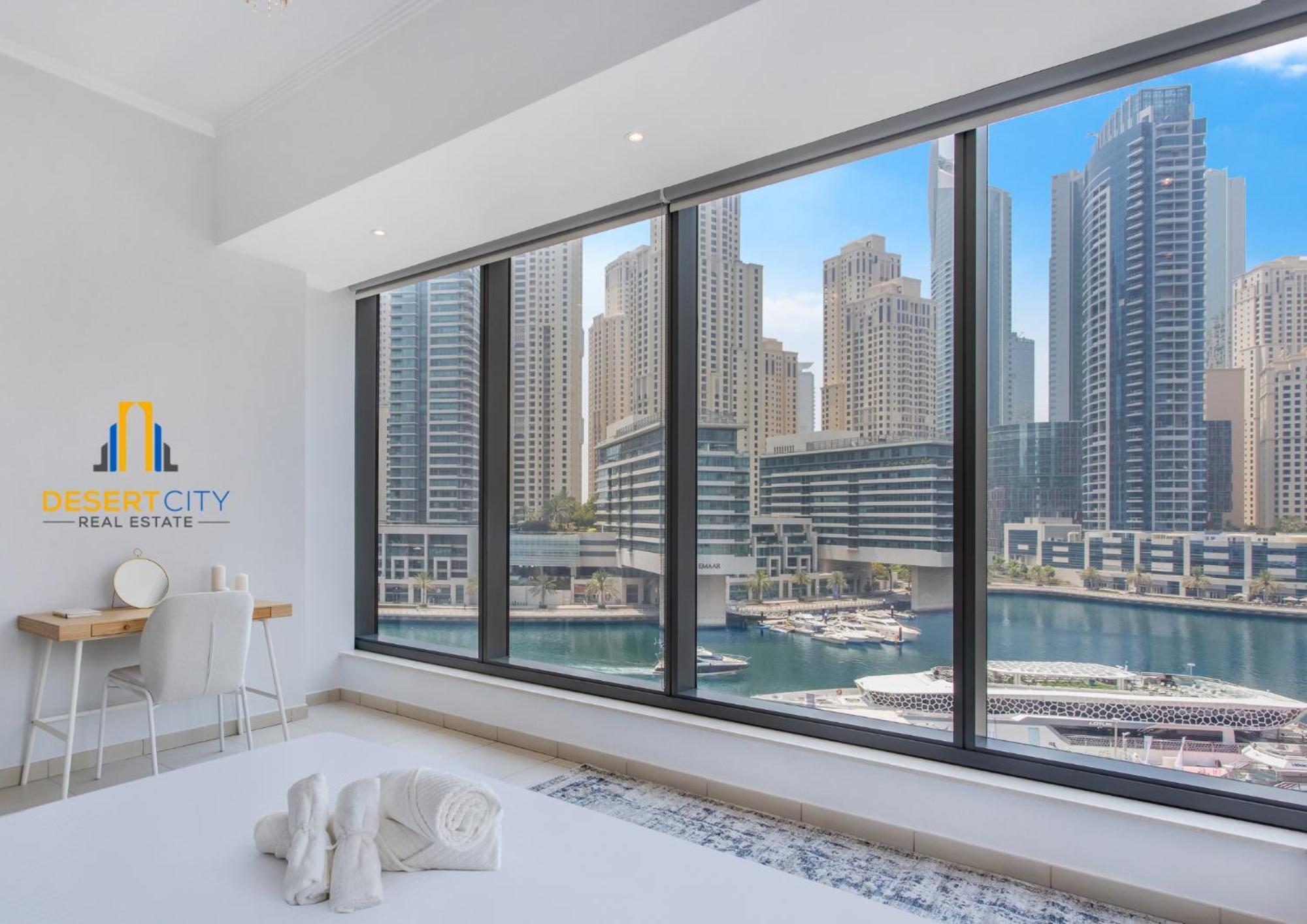 One Bed In Marina With Marina Views, Hosted By Desert Dubaï
