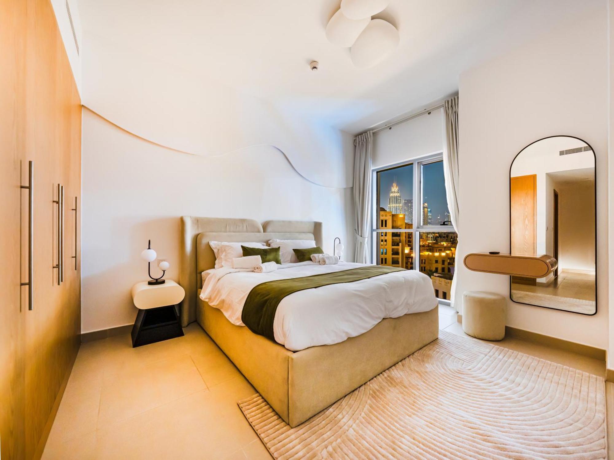 Сasa de vacaciones Luxury 2br With Burj View, Very Close To Mall