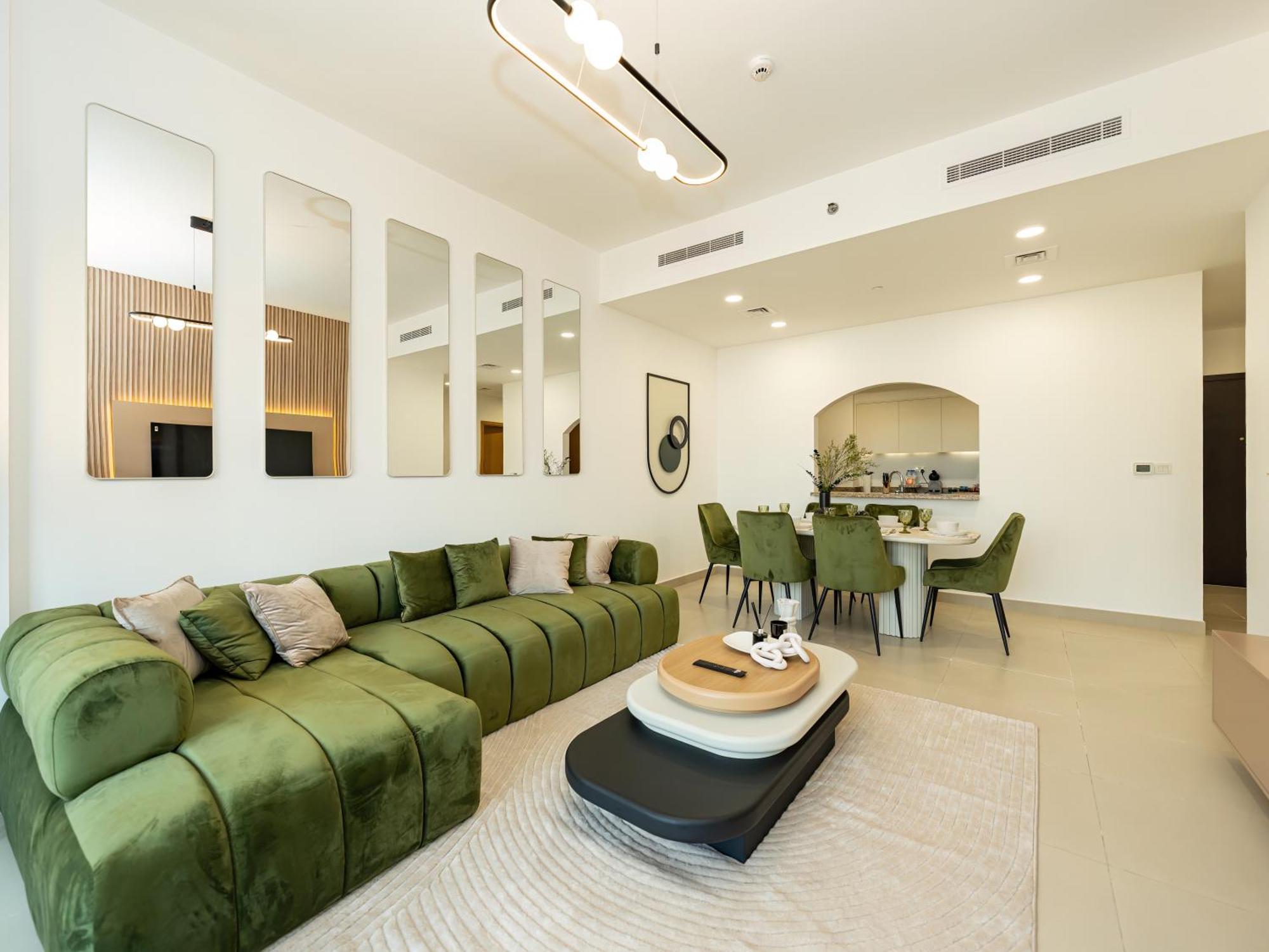 Сasa de vacaciones Luxury 2br With Burj View, Very Close To Mall *