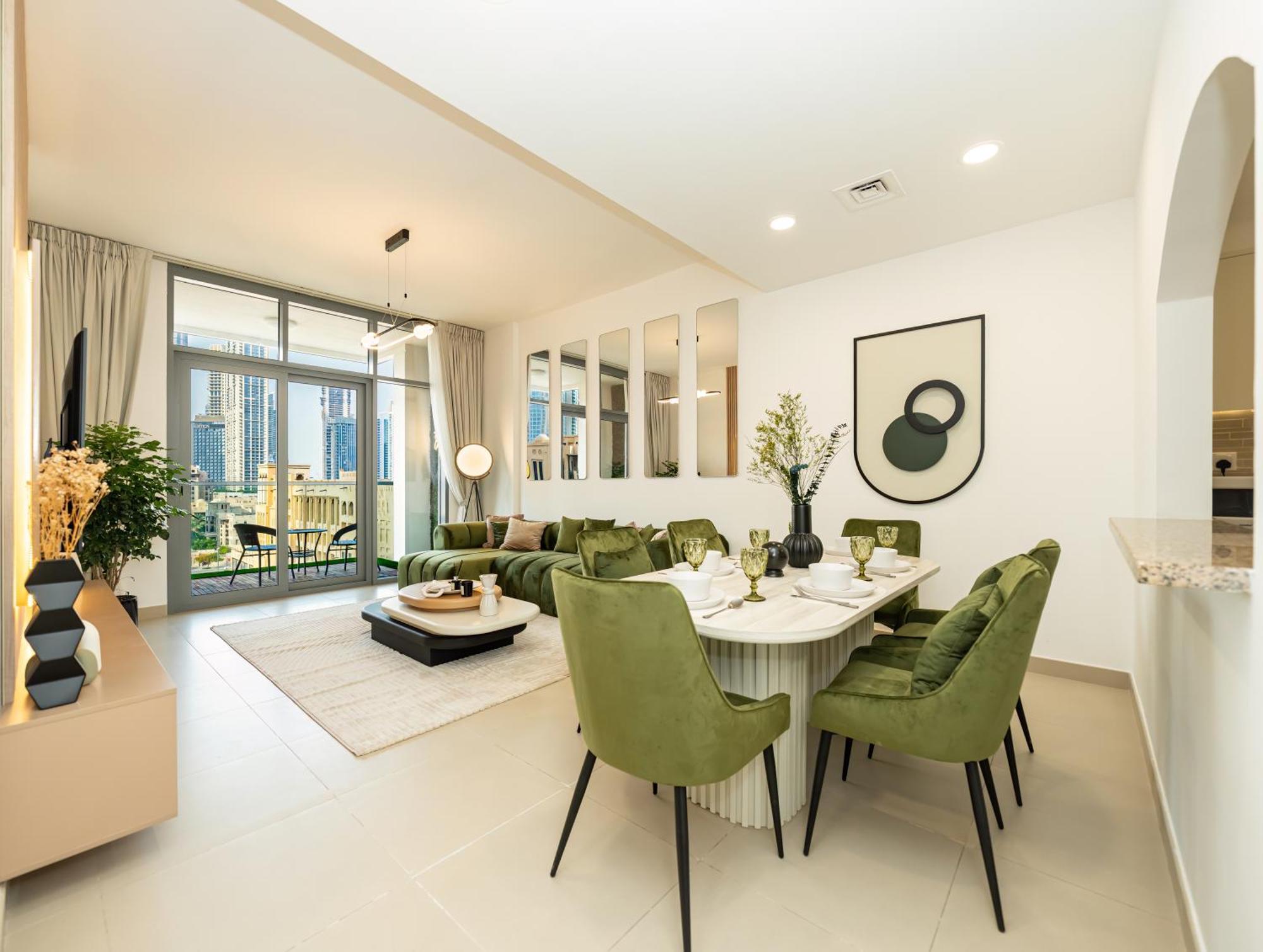 Сasa de vacaciones Luxury 2br With Burj View, Very Close To Mall Dubái