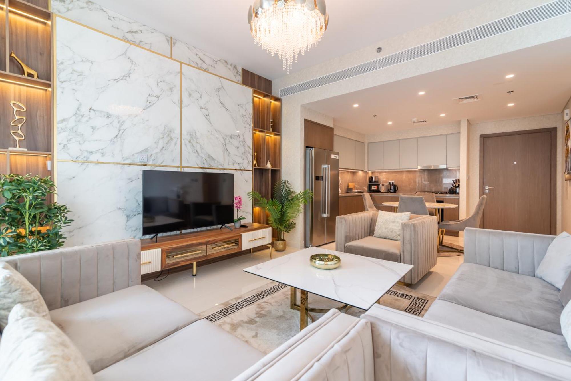 Beachfront Luxury - Stunning Views On The Palm & Marina - Private Beach Appartement