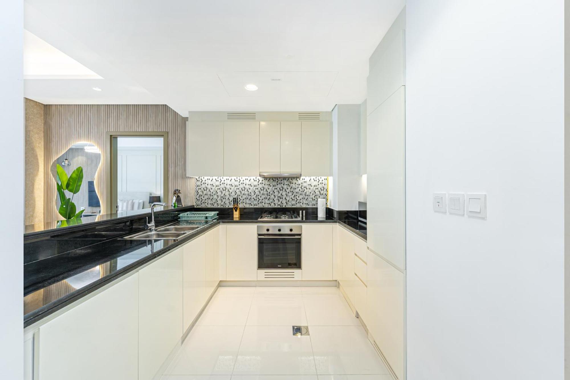 Appartement 3 King Beds - 7mins To Mall - High Floor Sun Set And Sea View *