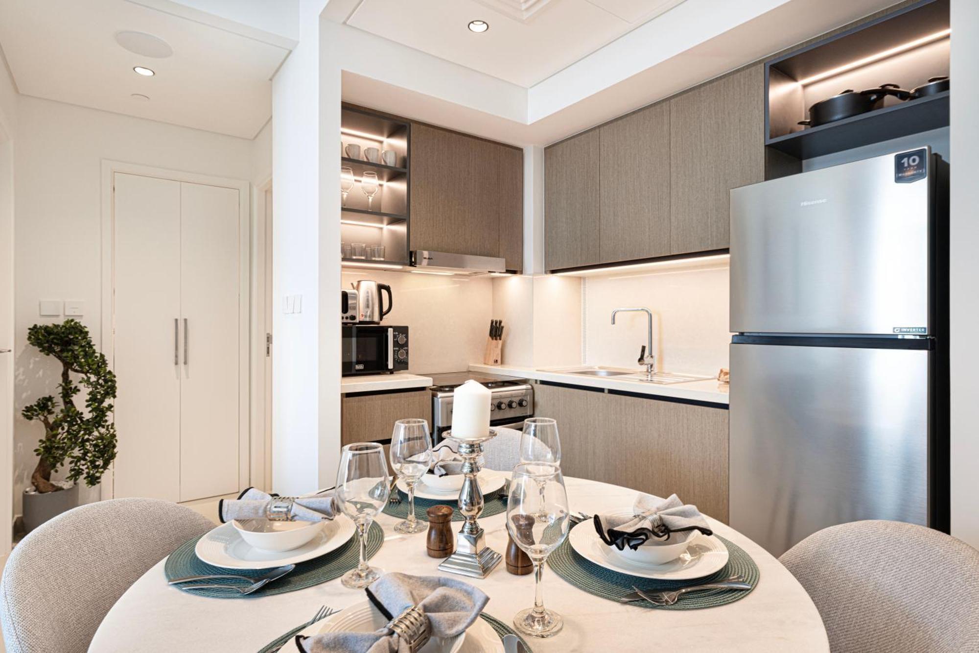 Apartamento Burj Crown - Sky High Downtown Elegance Ocean View Mall