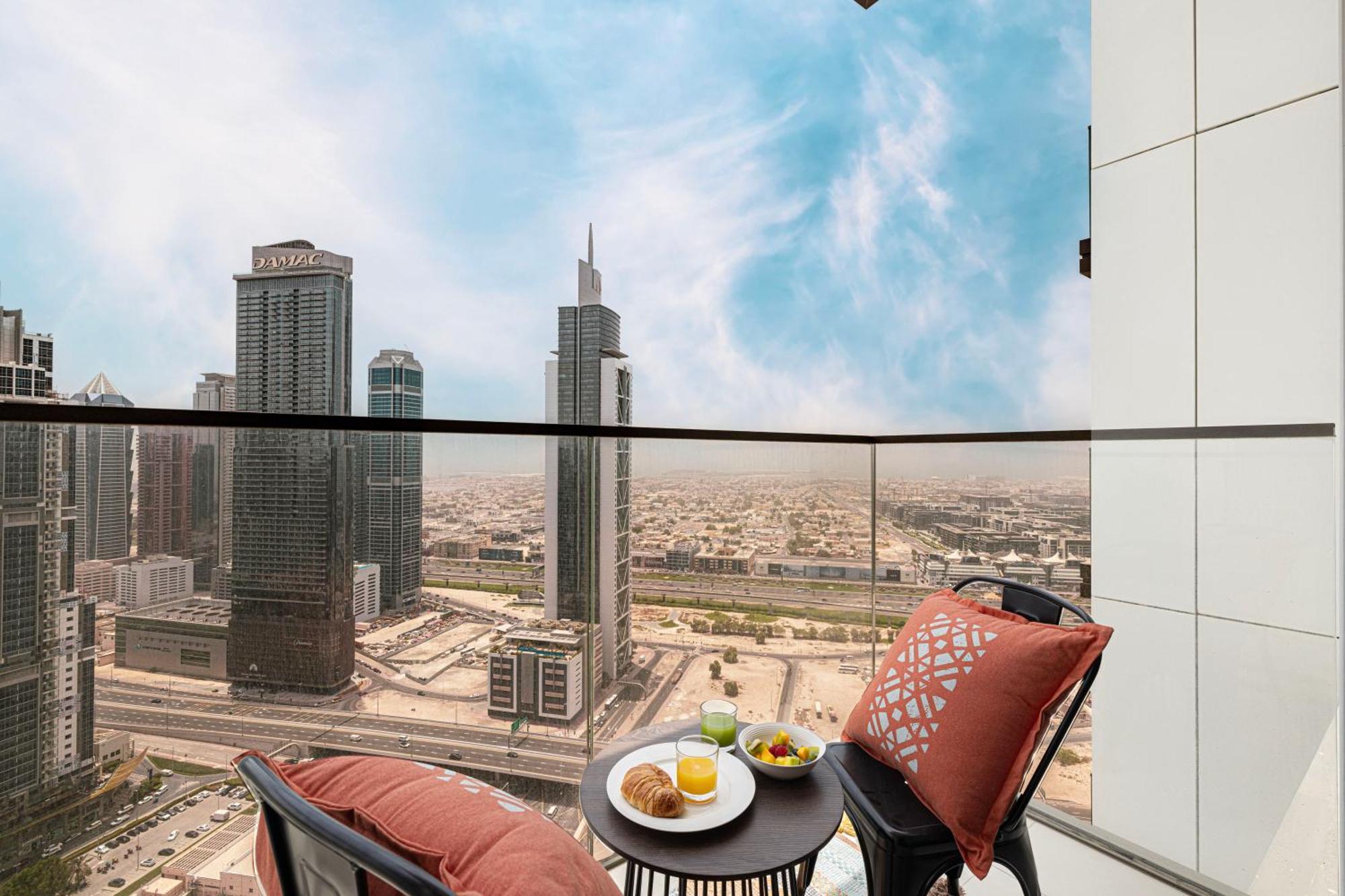 Apartamento Burj Crown - Sky High Downtown Elegance Ocean View Mall *