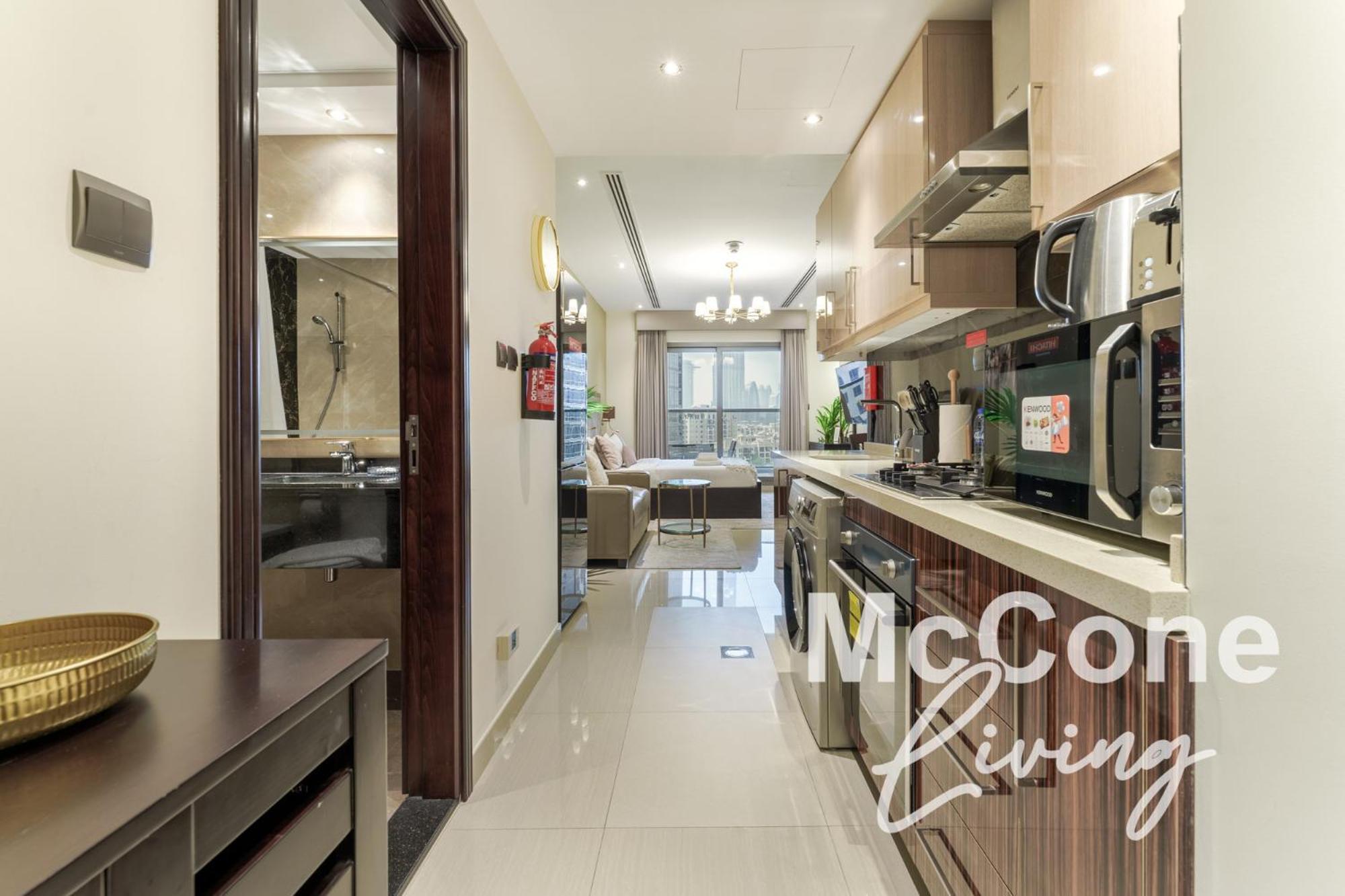 Cozy With Burj Khalifa Views Apartament Dubai
