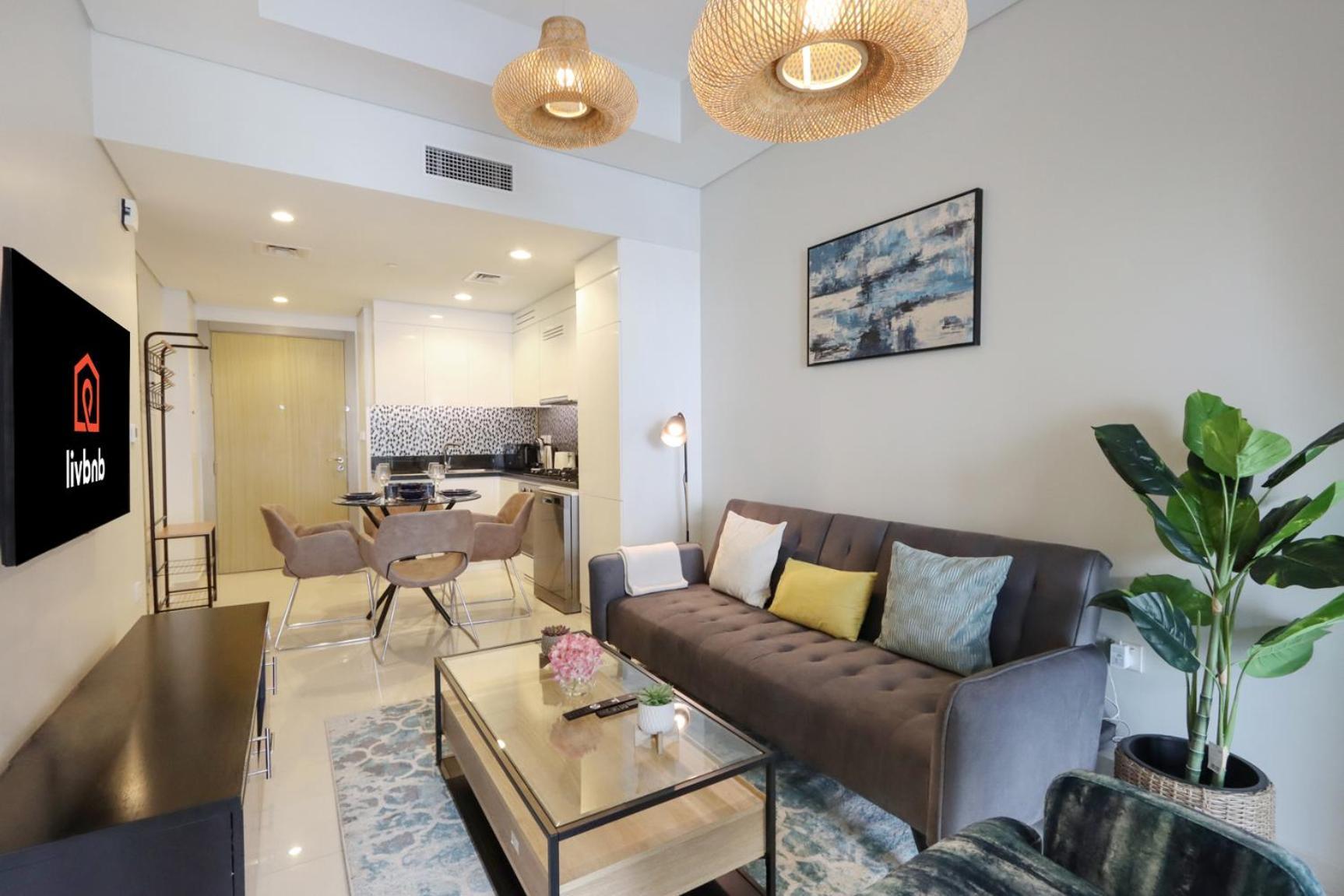 Livbnb - 2b With Maid's Overlooking Sheikh Zayed Road