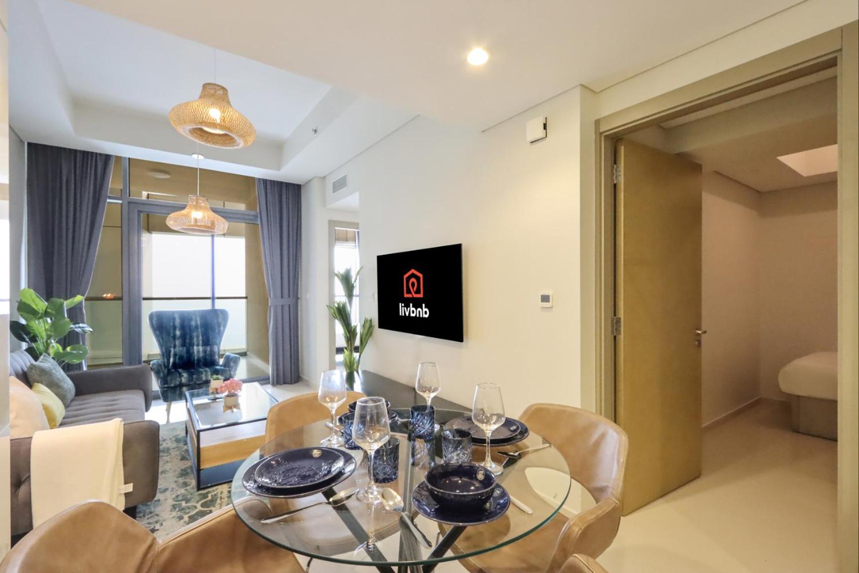 Livbnb - 2b With Maid's Overlooking Sheikh Zayed Road Apartament Dubai