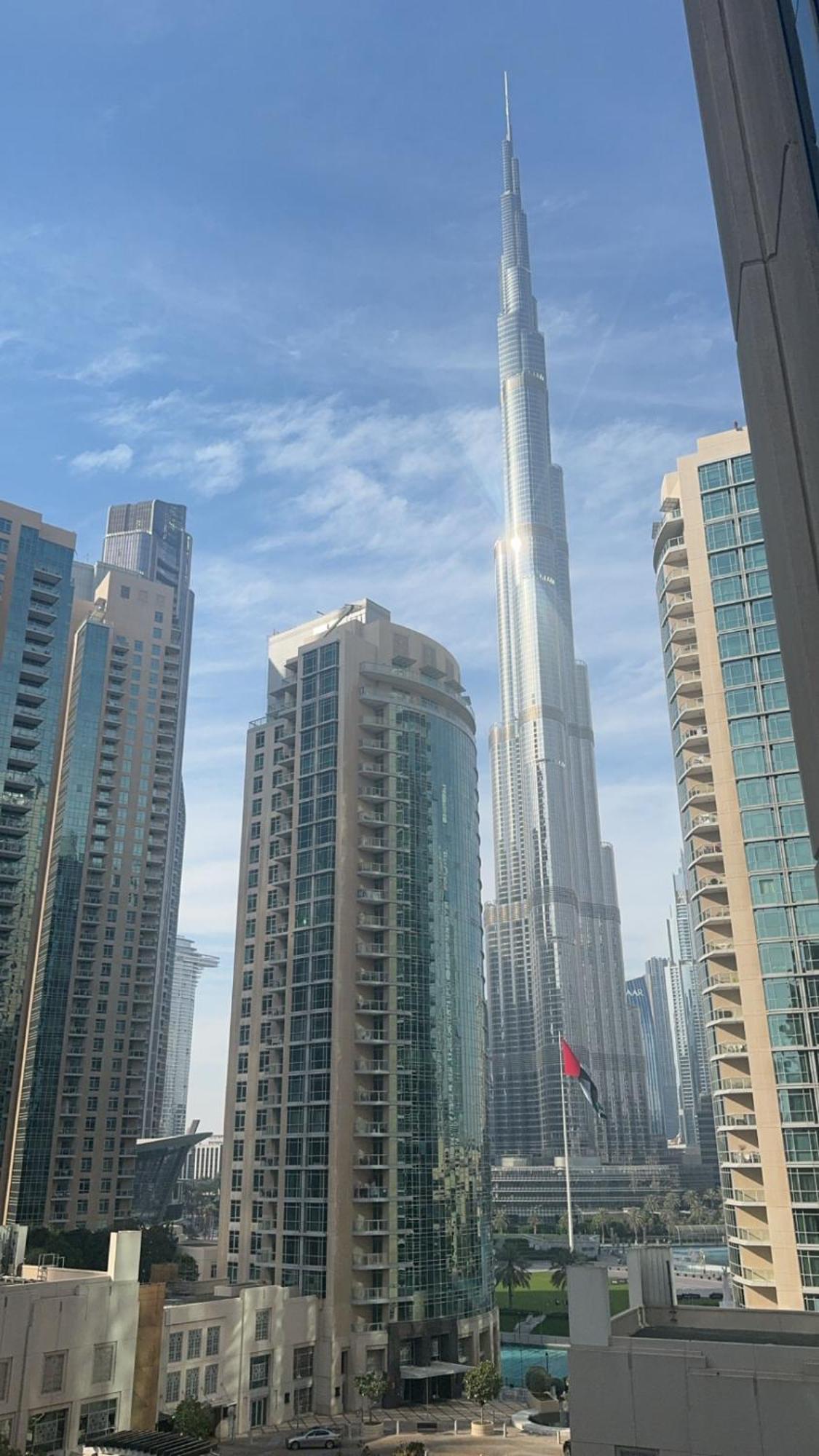 Lägenhet Vip Experience Downtown At Boulevard T2 - Burj Khalifa View - Modern Luxury *