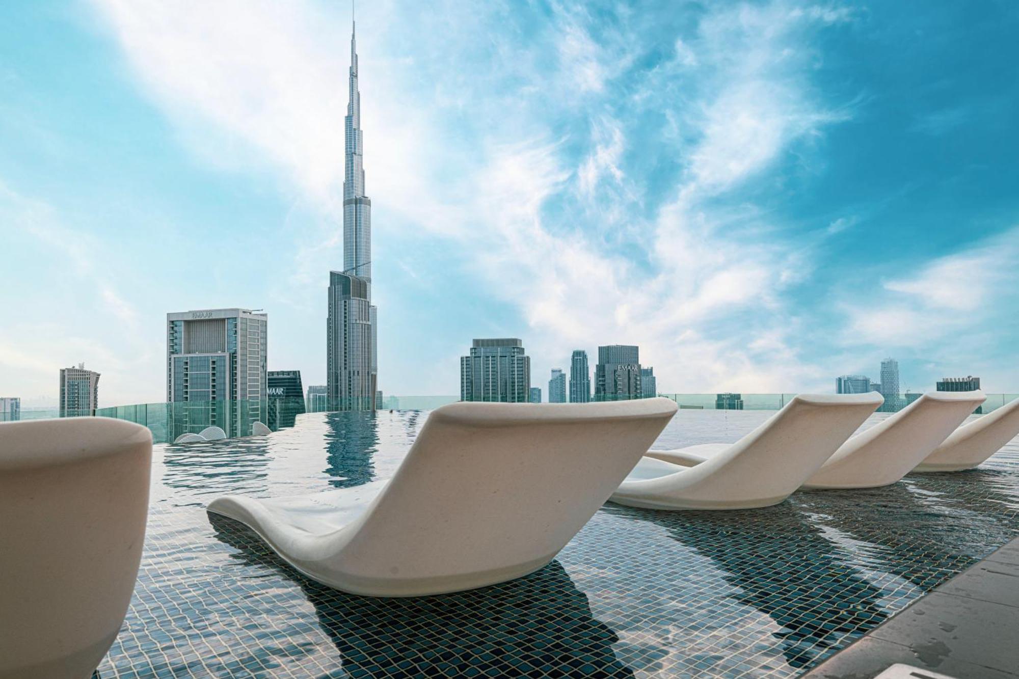 Paramount Midtown, Infinity Pool, Burj Skyline Views Appartamento
