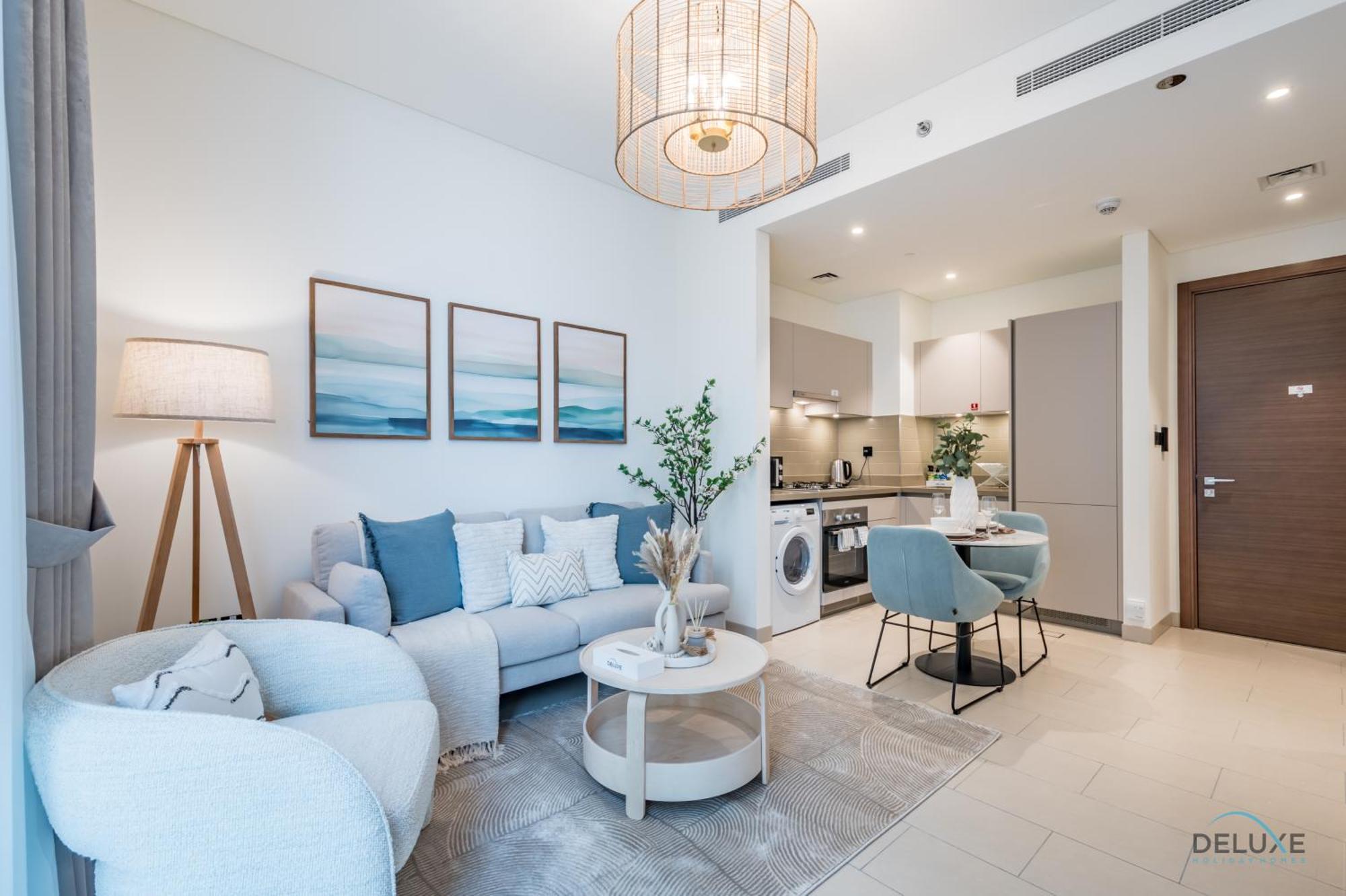 Chic 1br In Sobha Creek Vistas Reserve, Al Merkadh By Deluxe Homes Apartamento *