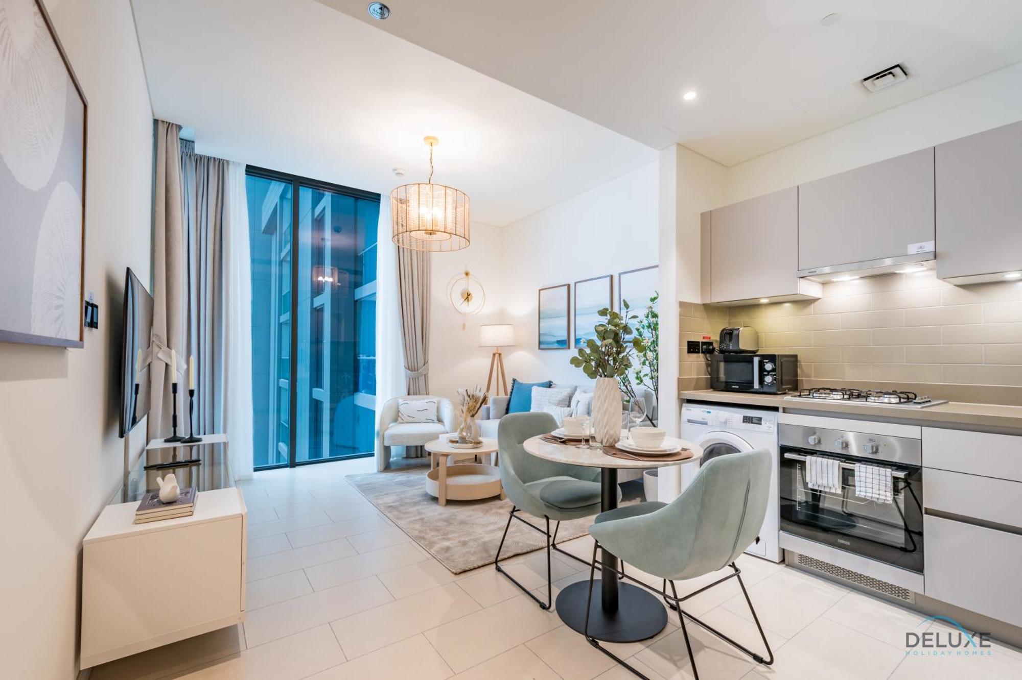 Appartement Chic 1br In Sobha Creek Vistas Reserve, Al Merkadh By Deluxe Homes Dubaï