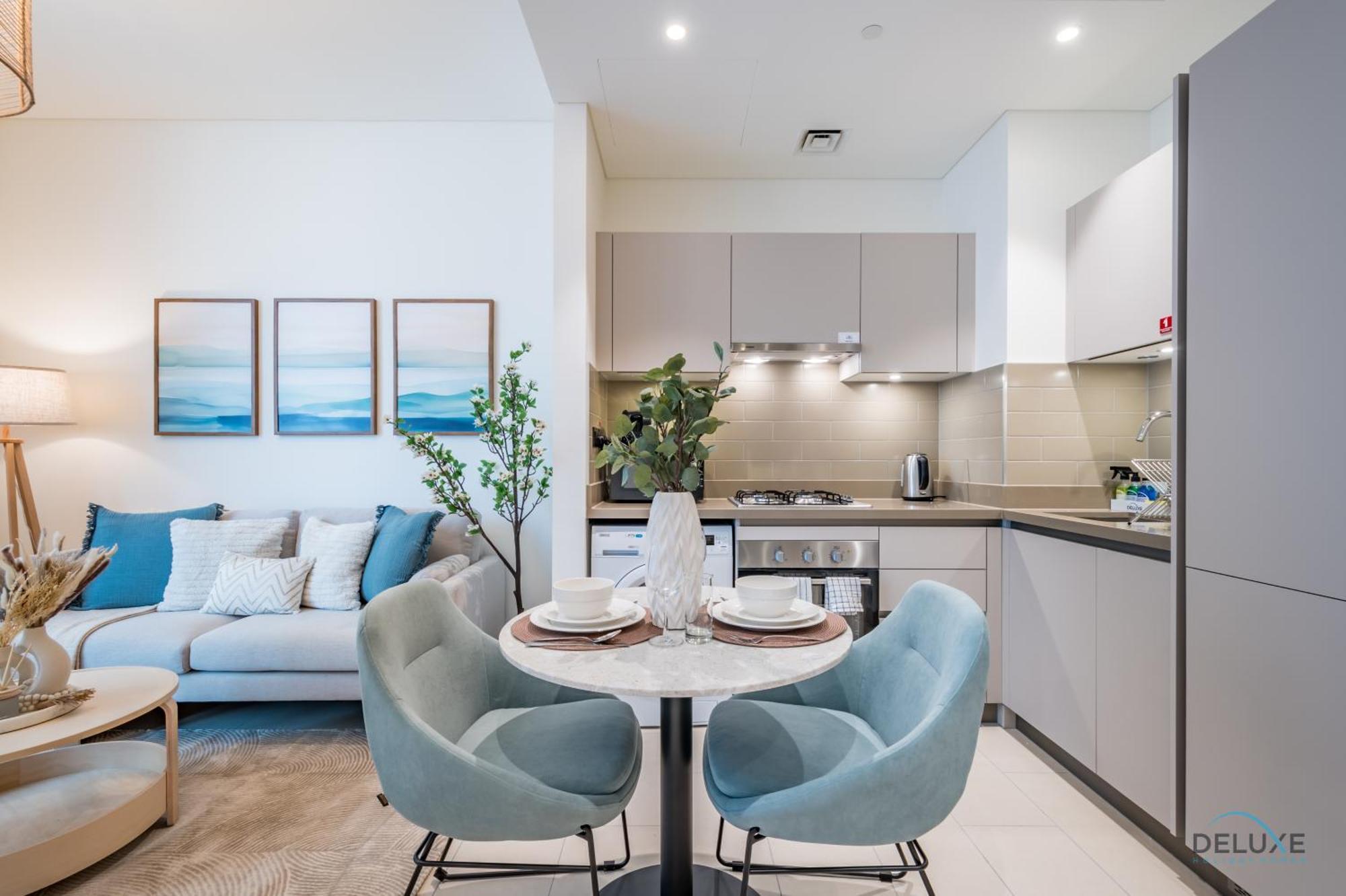 Chic 1br In Sobha Creek Vistas Reserve, Al Merkadh By Deluxe Homes Dubaï
