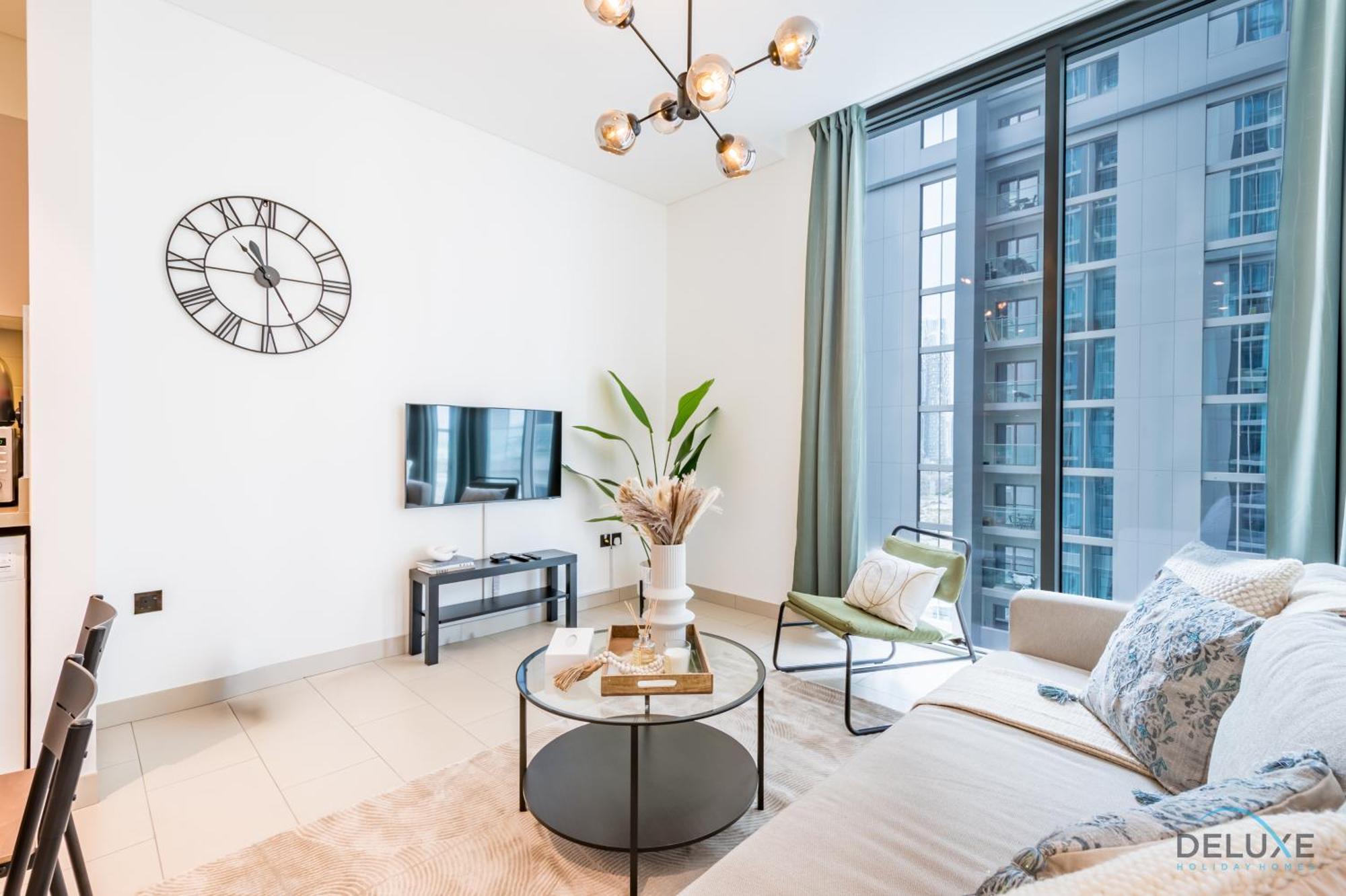 Charming 1br In Sobha Creek Vistas Reserve, Al Merkadh By Deluxe Homes Dubaï
