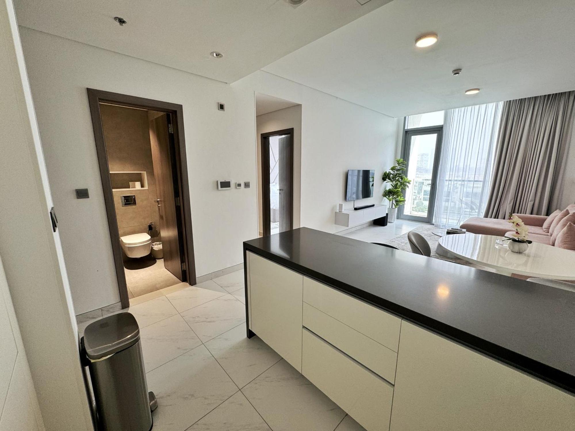 Panoramic 1br With Crystal Lagoon & Downtown View Appartement Dubaï