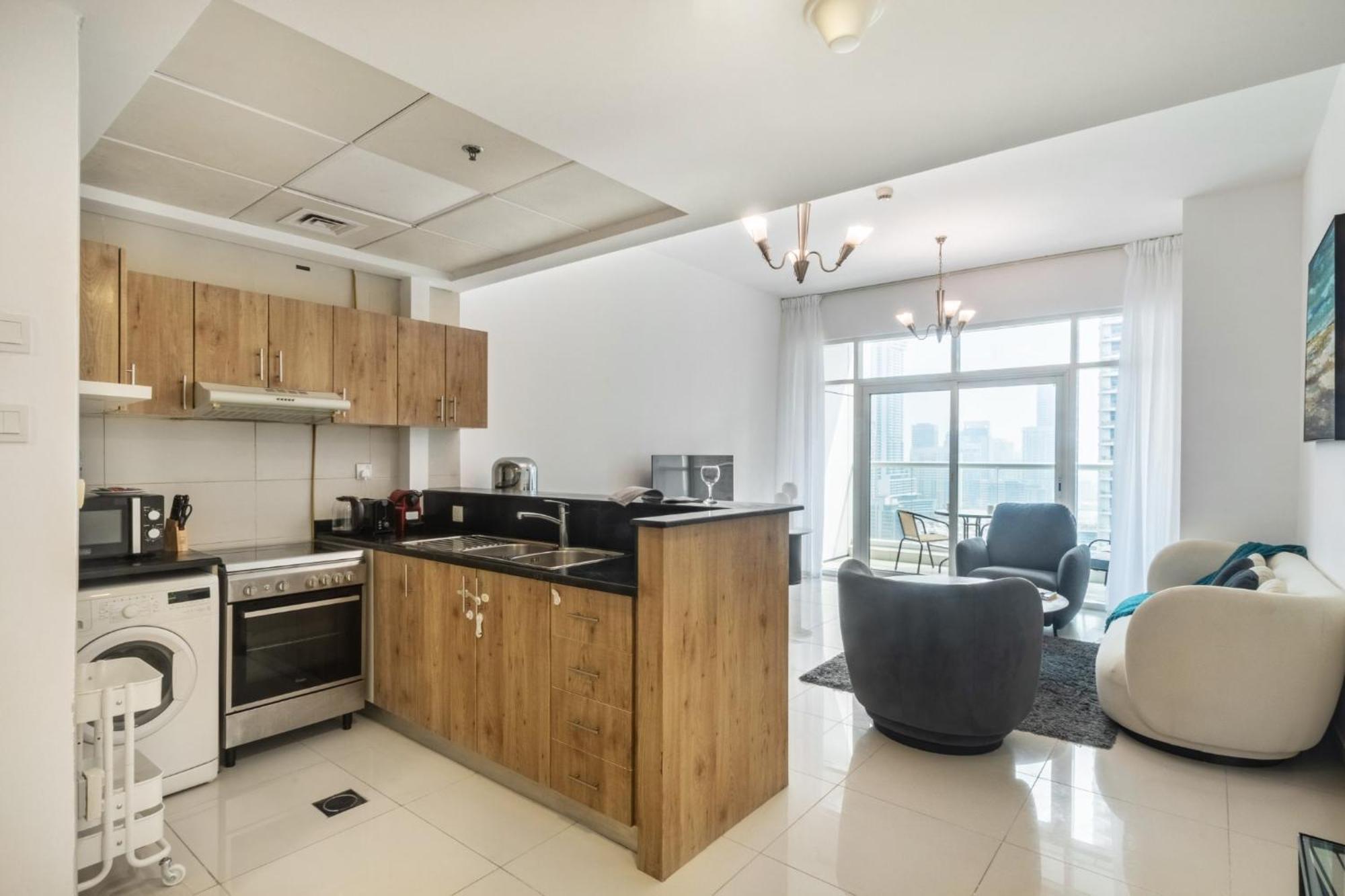 Peaceful Waterfront Marina View Appartement Dubaï