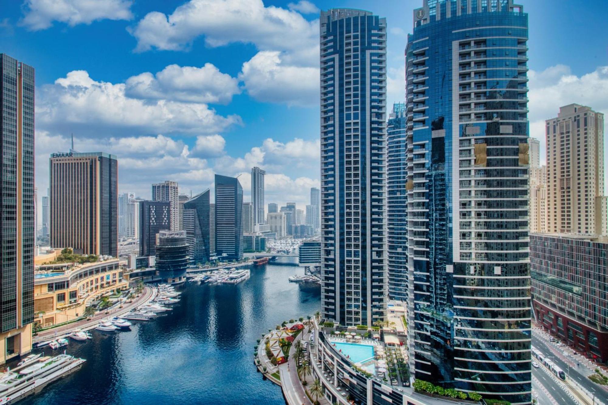 Appartement Peaceful Waterfront Marina View Dubaï