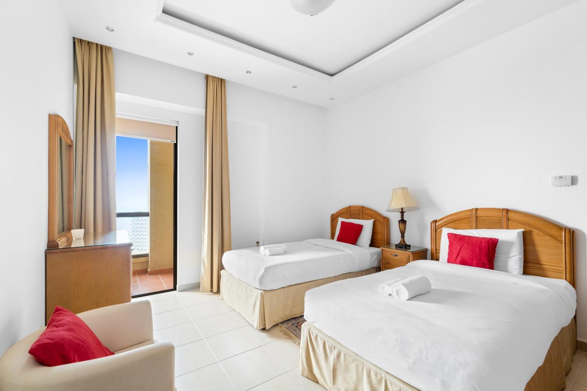 Apartment Elegant 3br Full Sea View Only 2 Minute Walk To Jbr Beach Dubai
