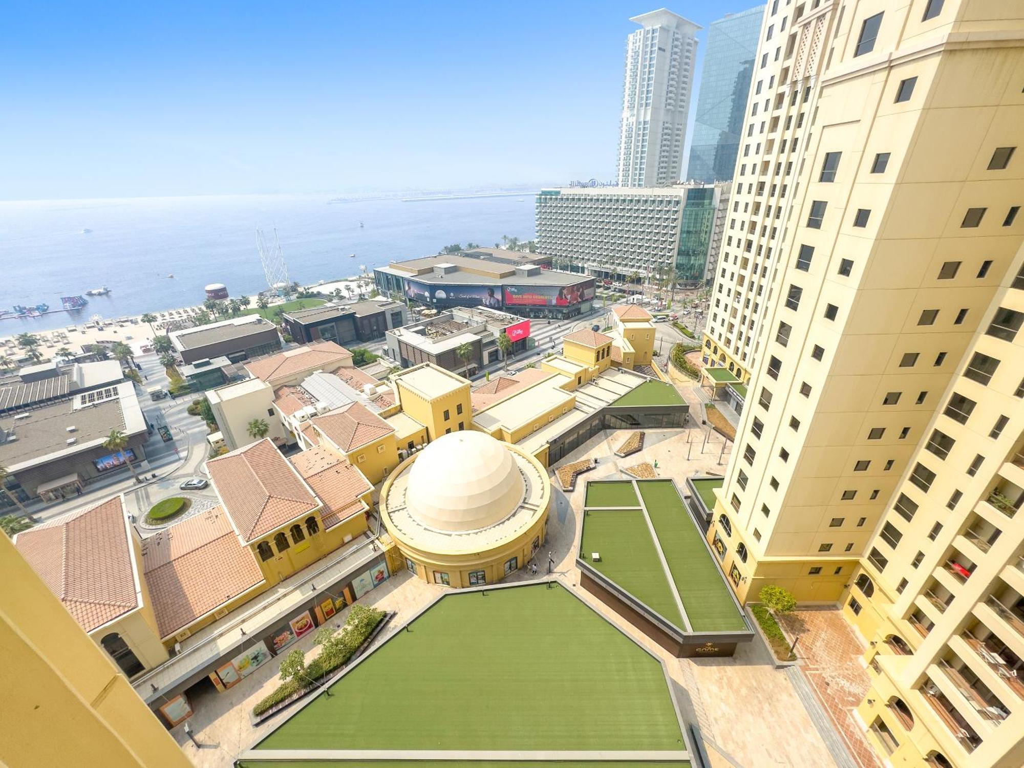 Elegant 3br Full Sea View Only 2 Minute Walk To Jbr Beach Apartment *